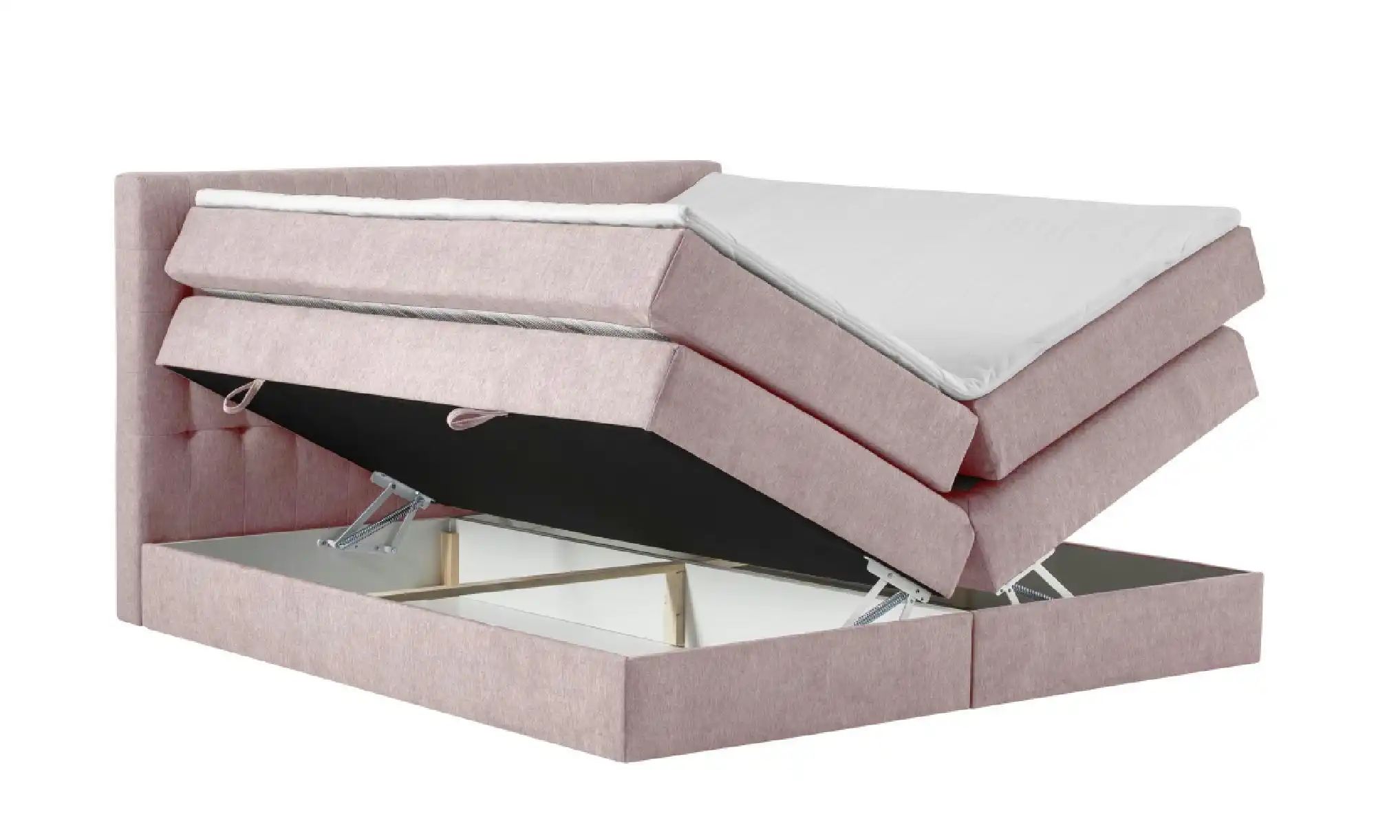 Thumbnail - Boxspringbett mit Bettkasten Barcelona ¦ rosa/pink ¦ Maße (cm): B: 120 H: 110 Betten > Komfortbetten - Höffner