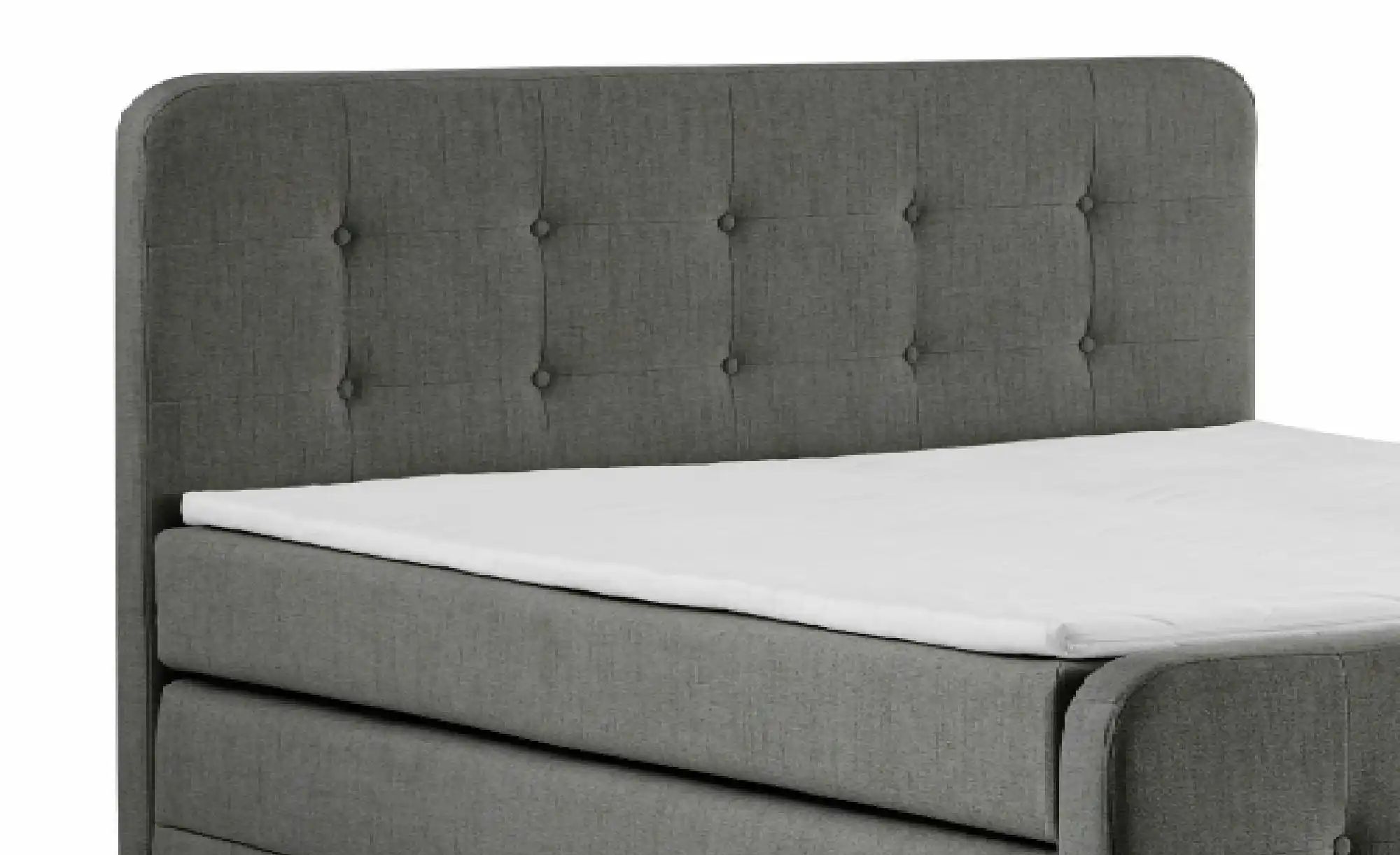 Thumbnail - Boxspringbett mit Bettkasten Neapel ¦ grau ¦ Maße (cm): B: 180 H: 121 Betten > Boxspringbetten - Höffner