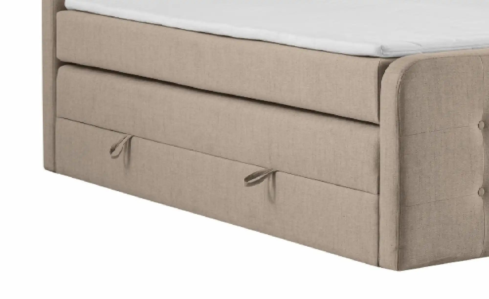 Thumbnail - Boxspringbett mit Bettkasten Neapel ¦ beige ¦ Maße (cm): B: 180 H: 121 Betten > Komfortbetten - Höffner