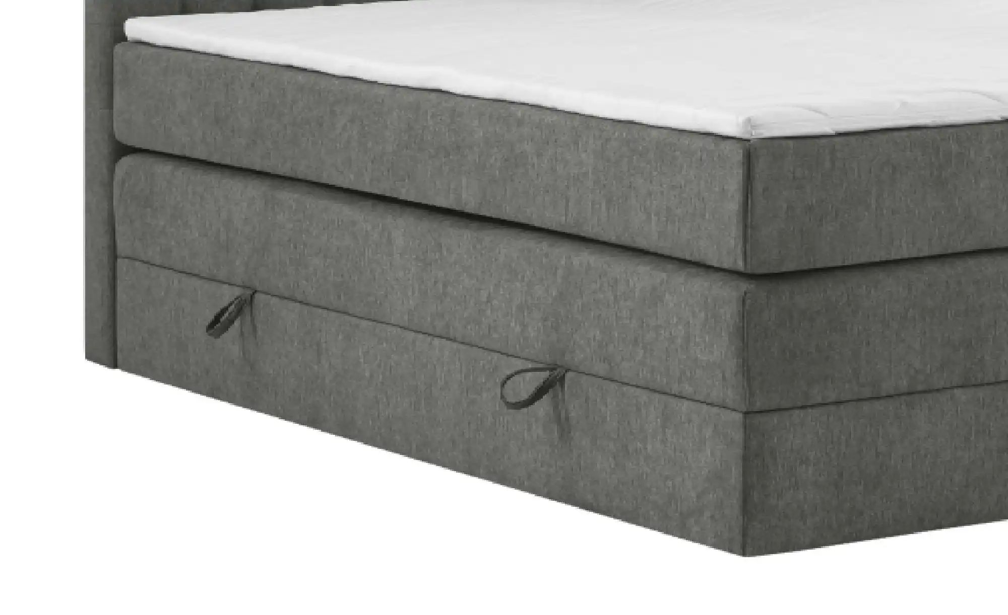 Thumbnail - Boxspringbett mit Bettkasten Barcelona ¦ grau ¦ Maße (cm): B: 200 H: 110 Betten > Komfortbetten - Höffner