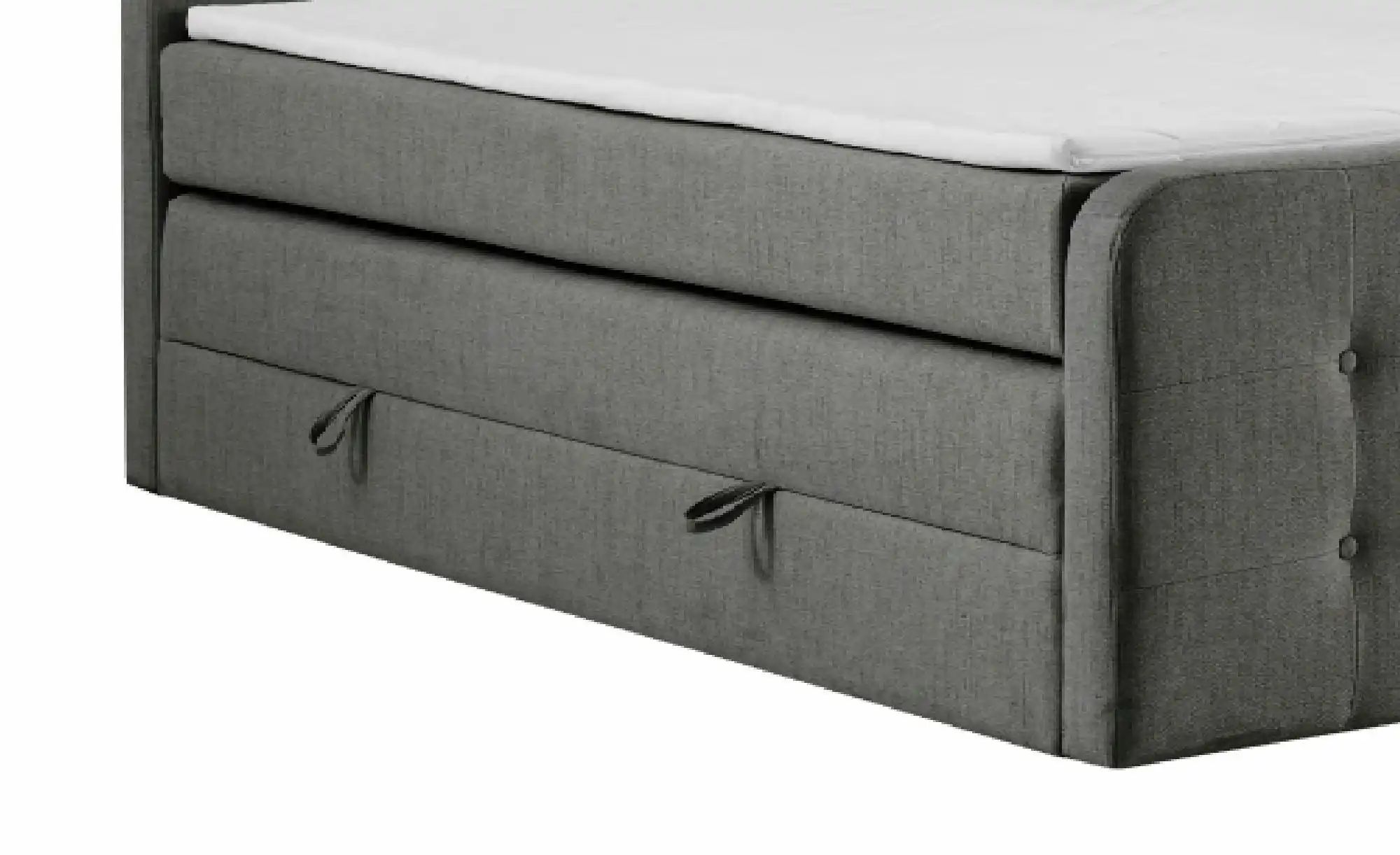 Thumbnail - Boxspringbett mit Bettkasten Neapel ¦ grau ¦ Maße (cm): B: 180 H: 121 Betten > Boxspringbetten - Höffner