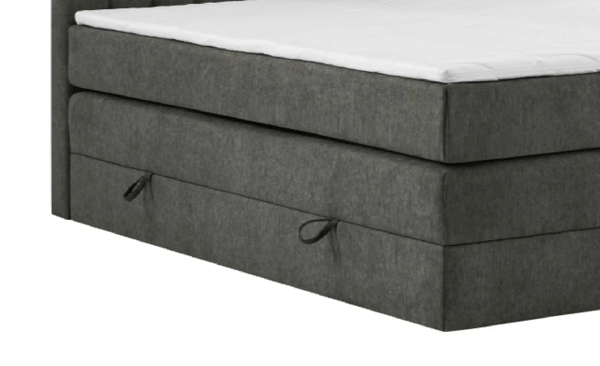 Thumbnail - Boxspringbett mit Bettkasten Barcelona ¦ grau ¦ Maße (cm): B: 140 H: 110 Betten > Komfortbetten - Höffner
