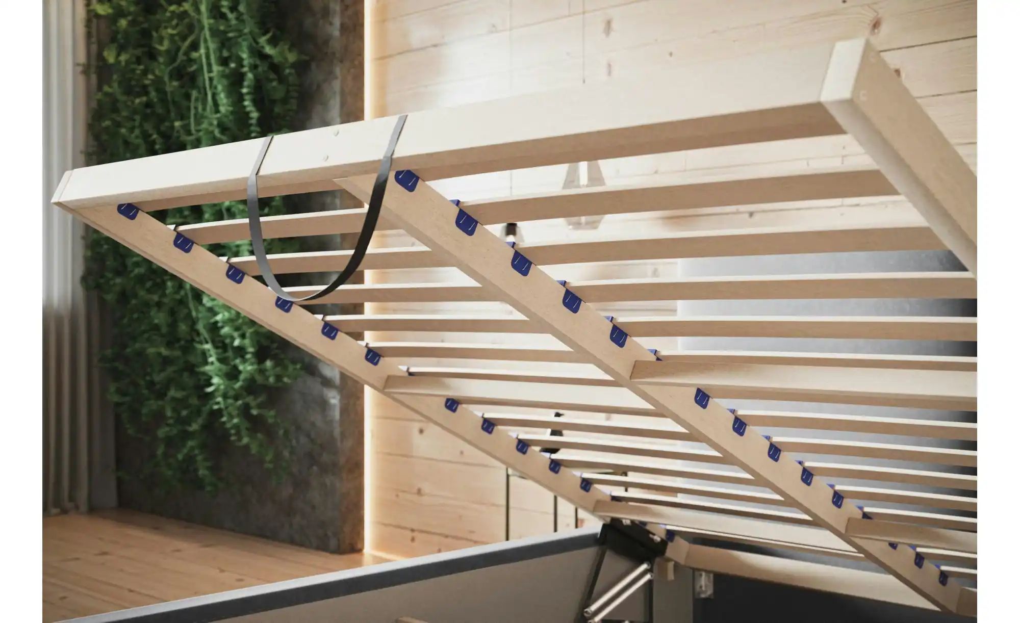 Thumbnail - Polsterbett mit Stauraum Sale ¦ grau ¦ Maße (cm): B: 180 H: 104 Betten > Polsterbetten - Höffner