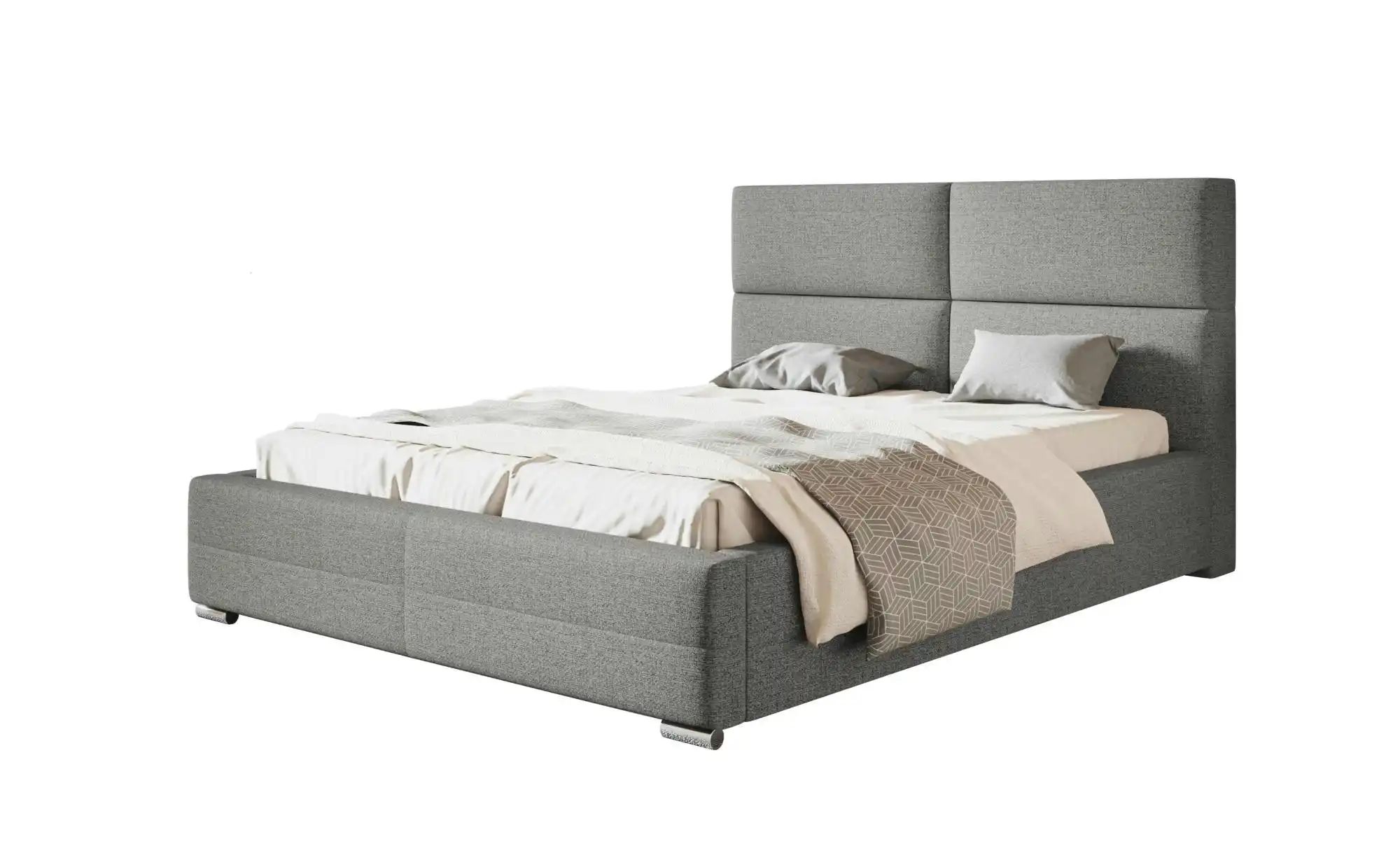 Polsterbett mit Stauraum Sale ¦ grau ¦ Maße (cm): B: 200 H: 104 Betten > Po günstig online kaufen