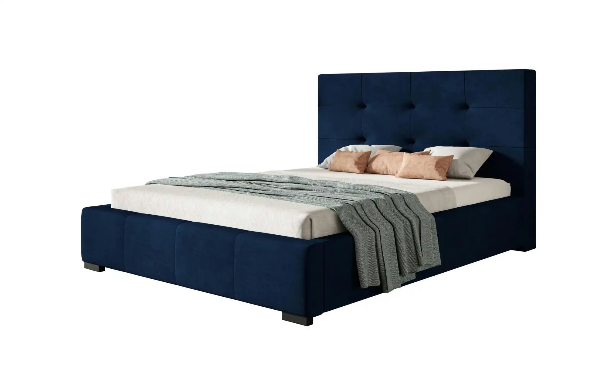 Polsterbett mit Stauraum Bristol ¦ blau ¦ Maße (cm): B: 200 H: 104 Betten > günstig online kaufen