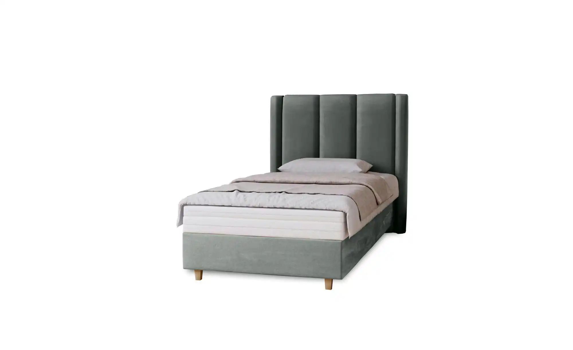 Boxbett mit Matratze Madeley ¦ grau ¦ Maße (cm): B: 120 H: 110 Betten > Pol günstig online kaufen