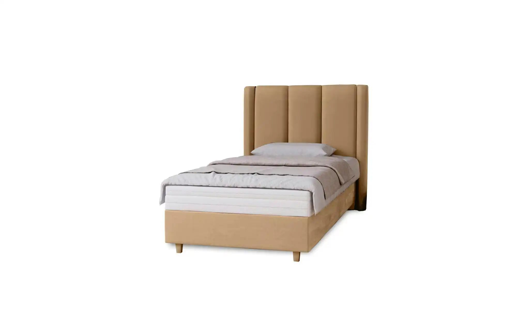 Boxbett mit Matratze Madeley ¦ creme ¦ Maße (cm): H: 110 Betten > Polsterbe günstig online kaufen