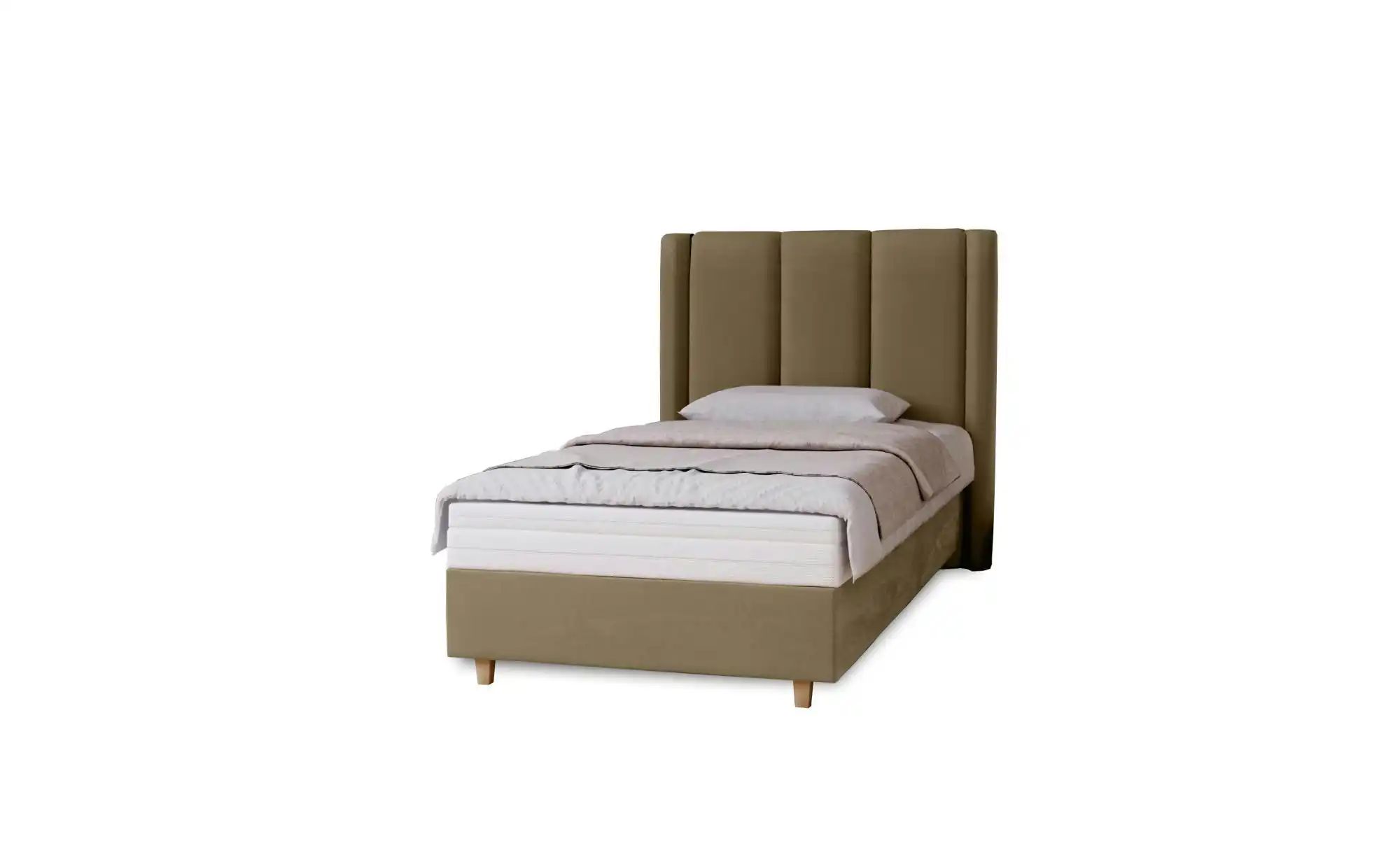Boxbett mit Matratze Madeley ¦ beige ¦ Maße (cm): H: 110 Betten > Polsterbe günstig online kaufen