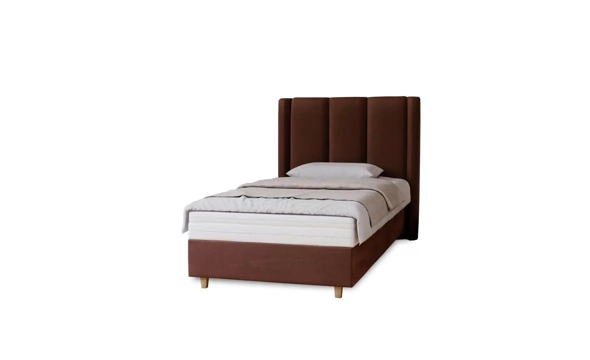 Boxbett mit Matratze Madeley ¦ braun ¦ Maße (cm): H: 110 Betten > Polsterbe günstig online kaufen