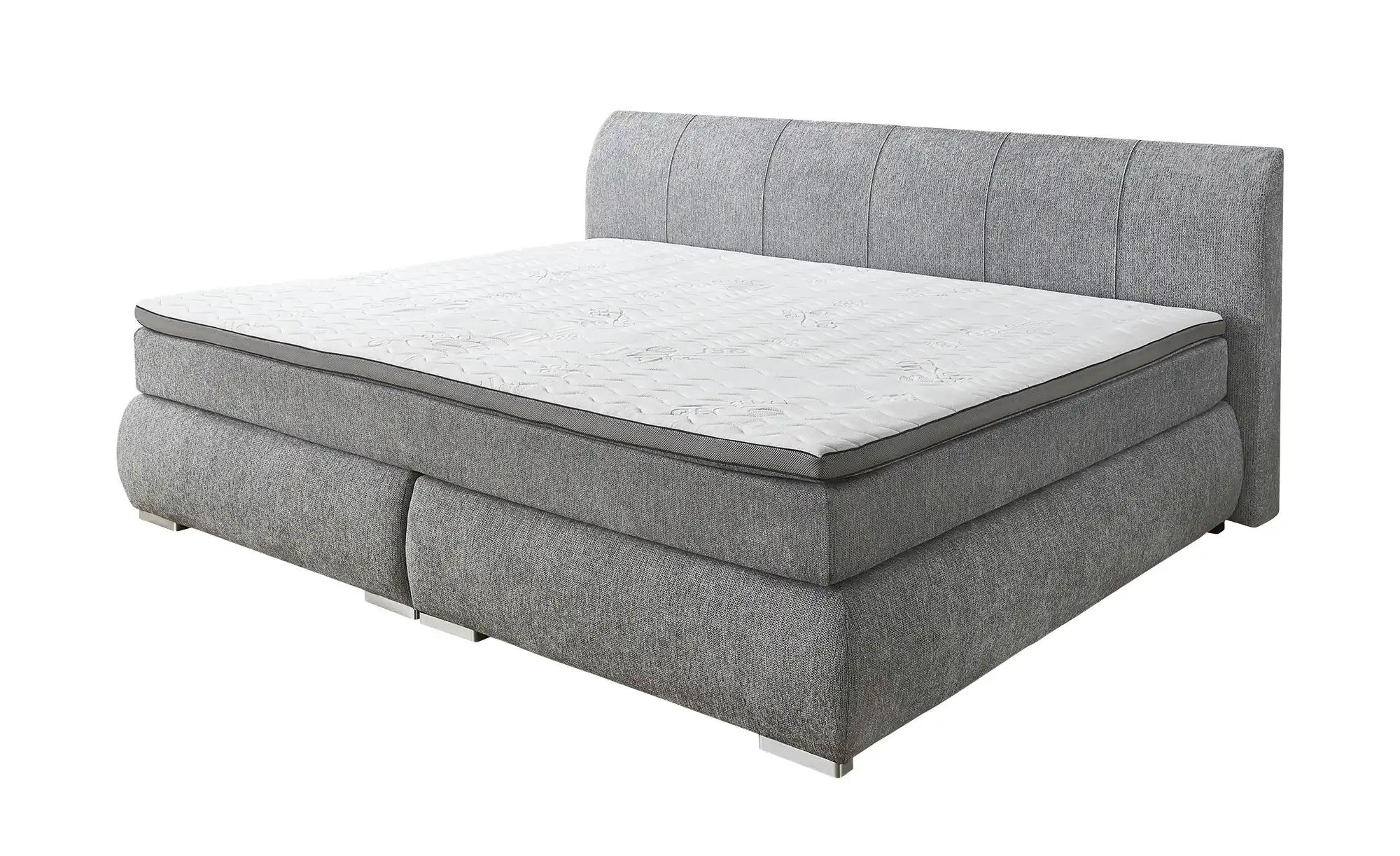 Familien-Boxspringbett  Flamborough ¦ grau ¦ Maße (cm): B: 248 H: 108 Bette günstig online kaufen