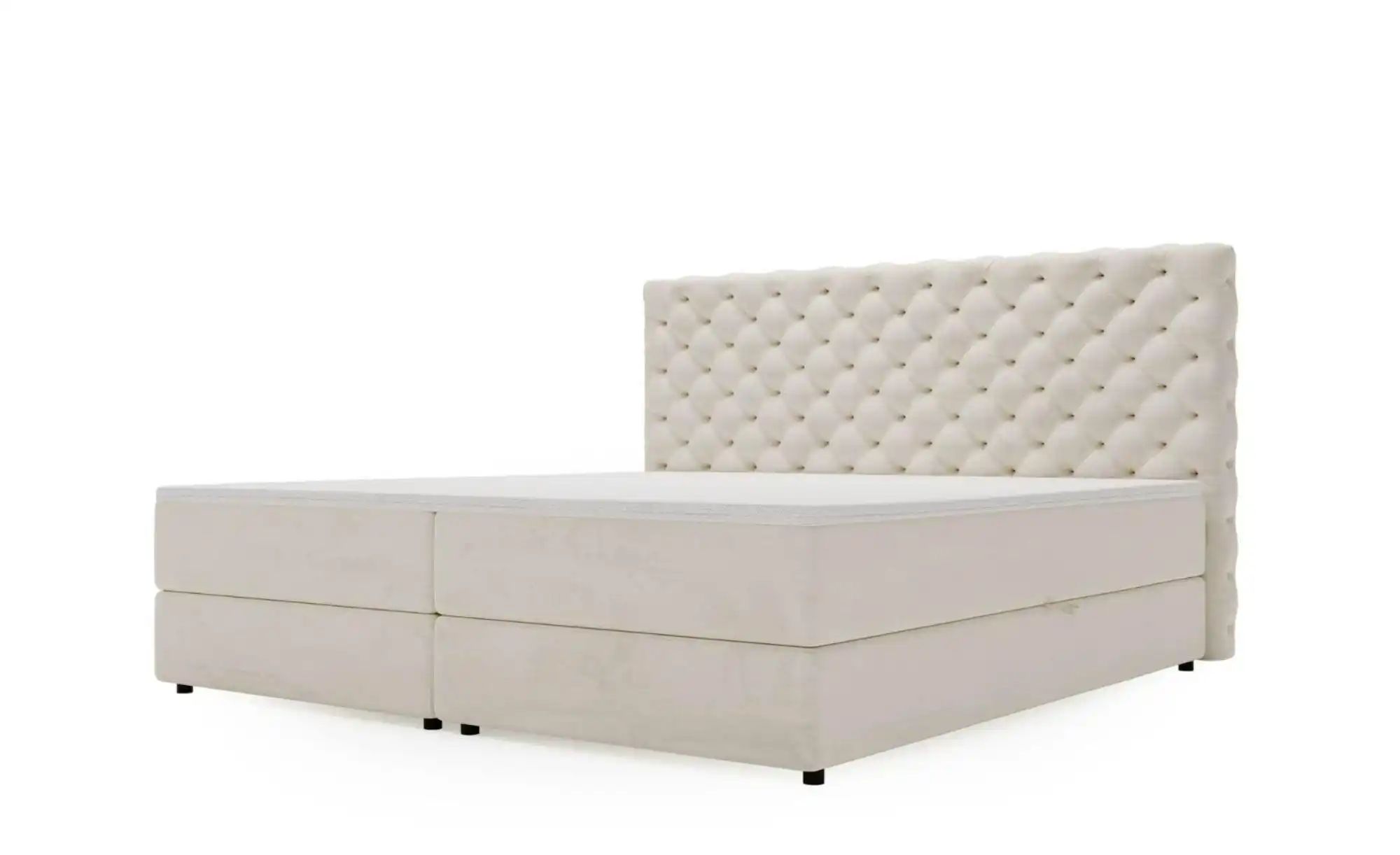 Boxbett mit Stauraum Belford ¦ beige ¦ Maße (cm): H: 119 Betten > Komfortbe günstig online kaufen