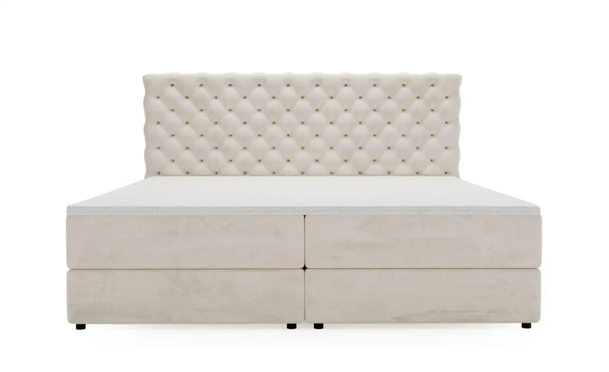 Boxbett mit Stauraum Belford ¦ beige ¦ Maße (cm): H: 119 Betten > Komfortbe günstig online kaufen