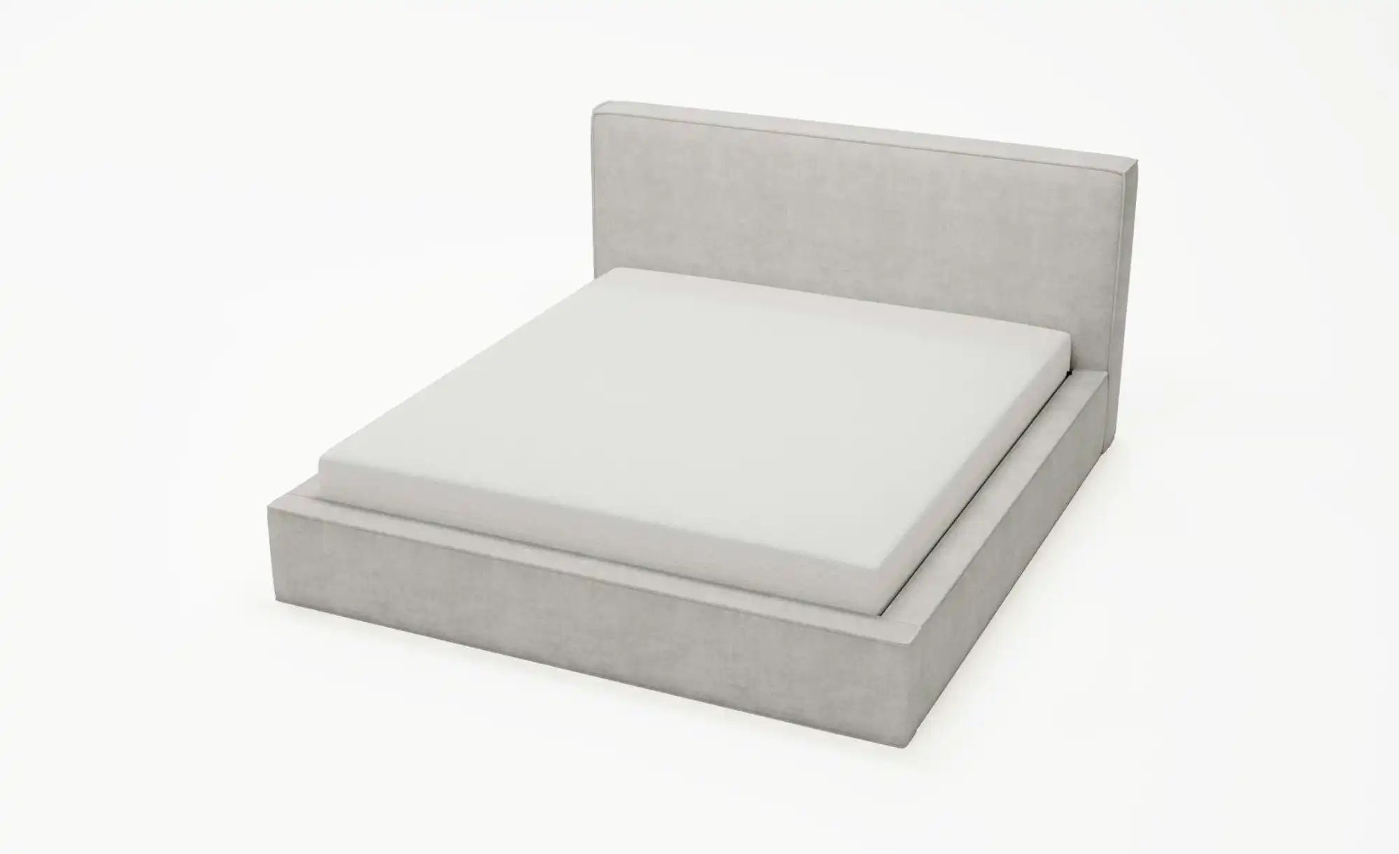 Polsterbett mit Stauraum Malton ¦ grau ¦ Maße (cm): B: 155 H: 100 Betten > günstig online kaufen