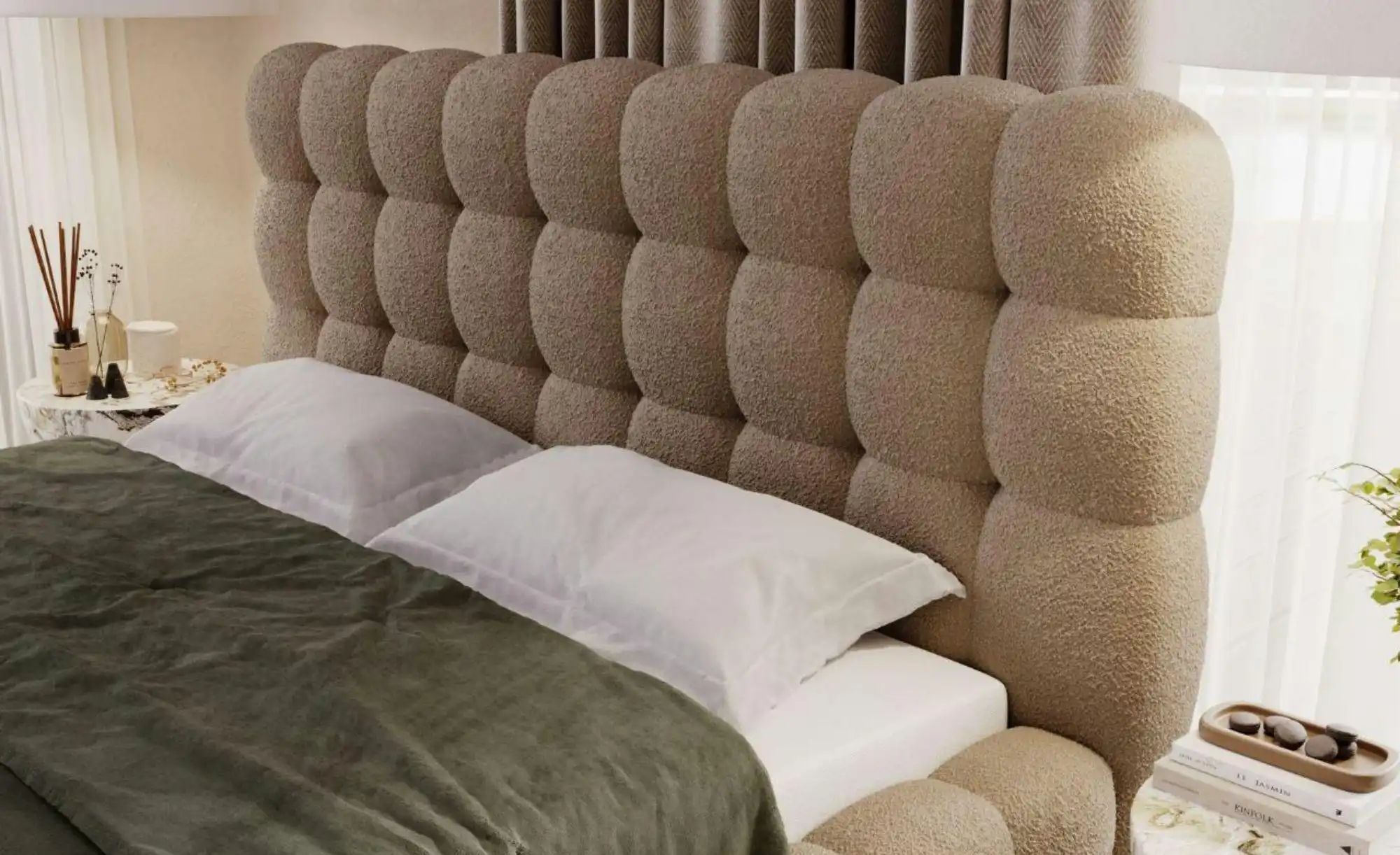 Polsterbett mit Stauraum Tilbury ¦ braun ¦ Maße (cm): H: 105 Betten > Polst günstig online kaufen