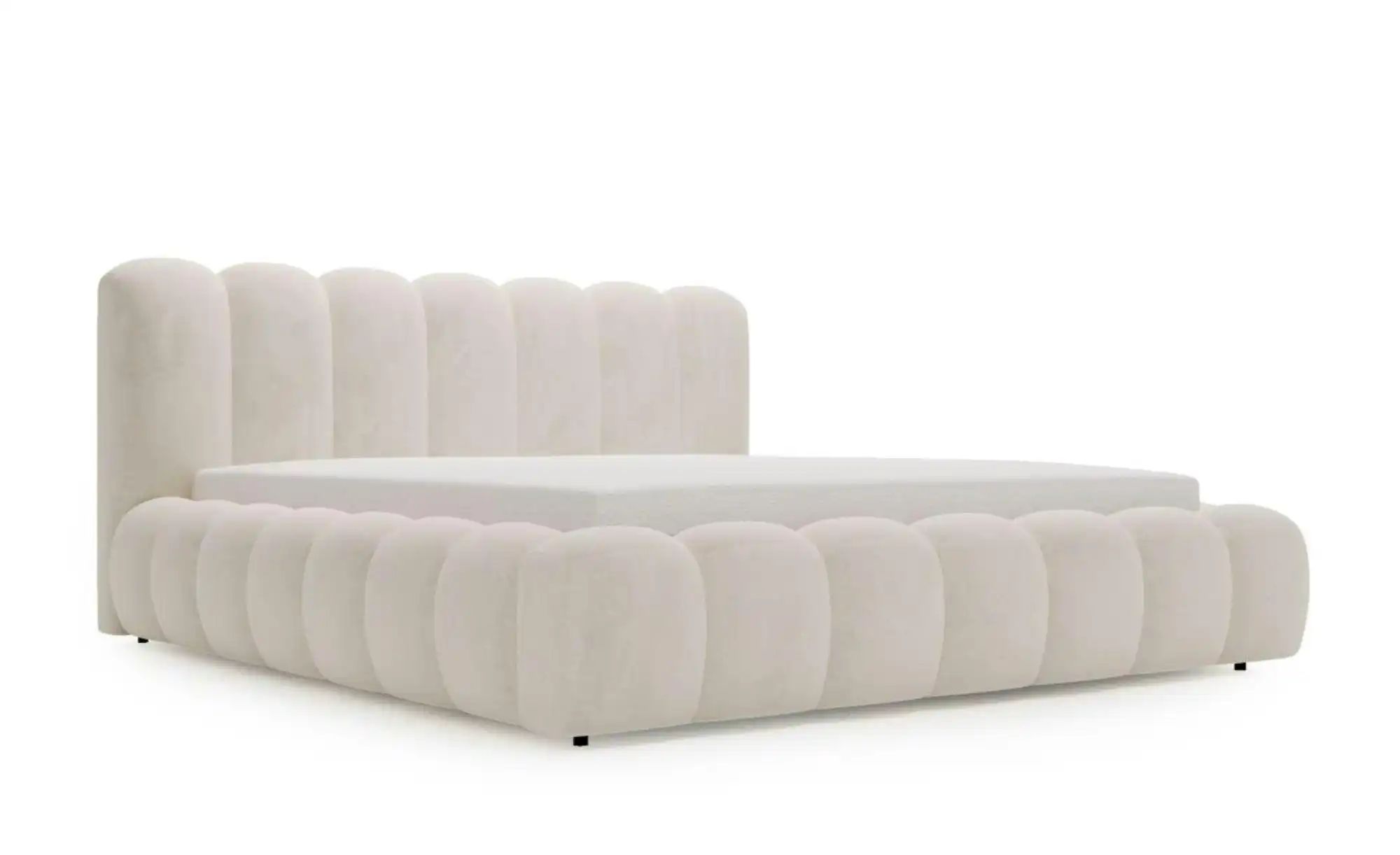 Polsterbett mit Stauraum Avianna ¦ beige ¦ Maße (cm): B: 202 H: 93 Betten > günstig online kaufen