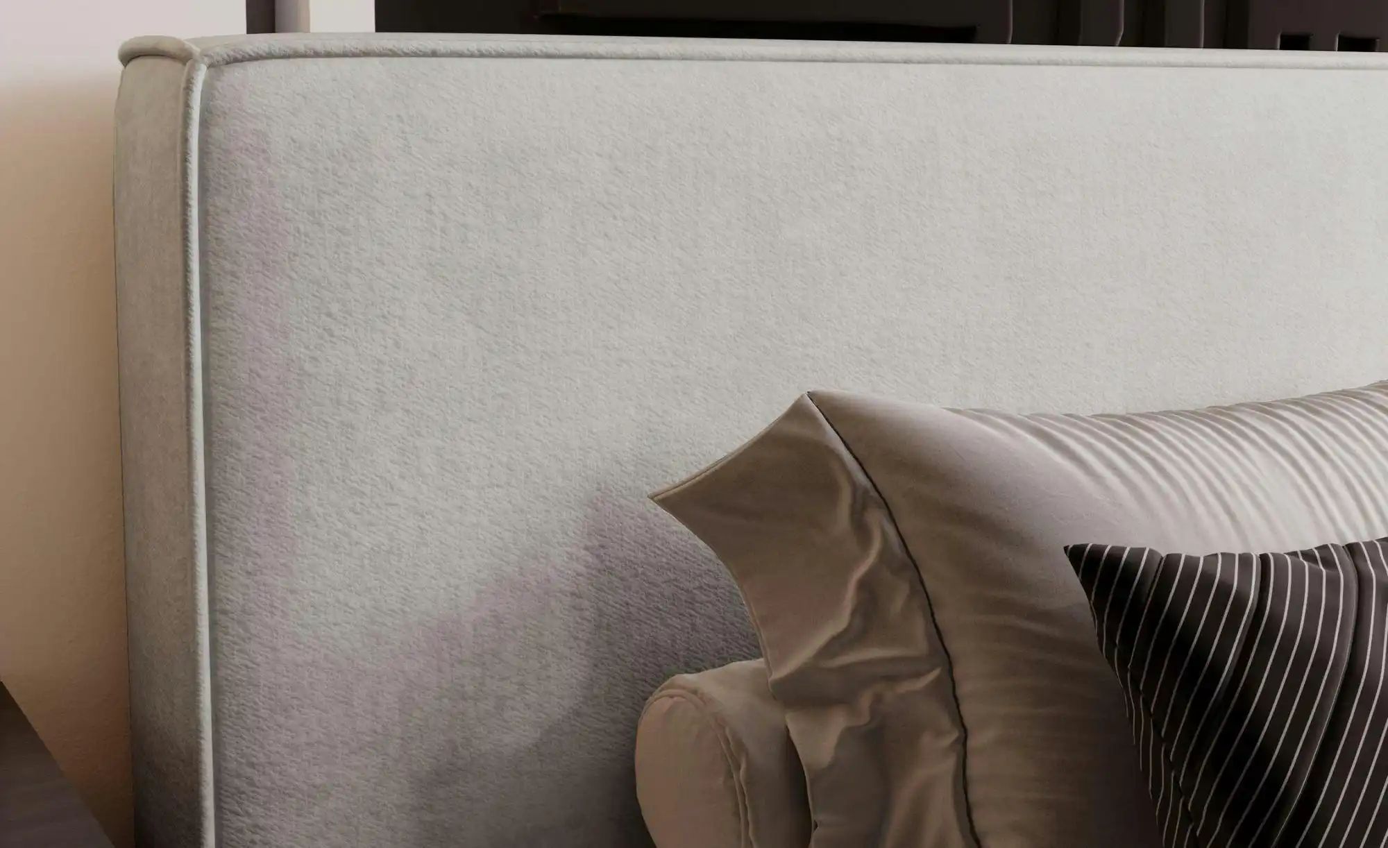 Polsterbett mit Stauraum Malton ¦ grau ¦ Maße (cm): B: 215 H: 100 Betten > günstig online kaufen