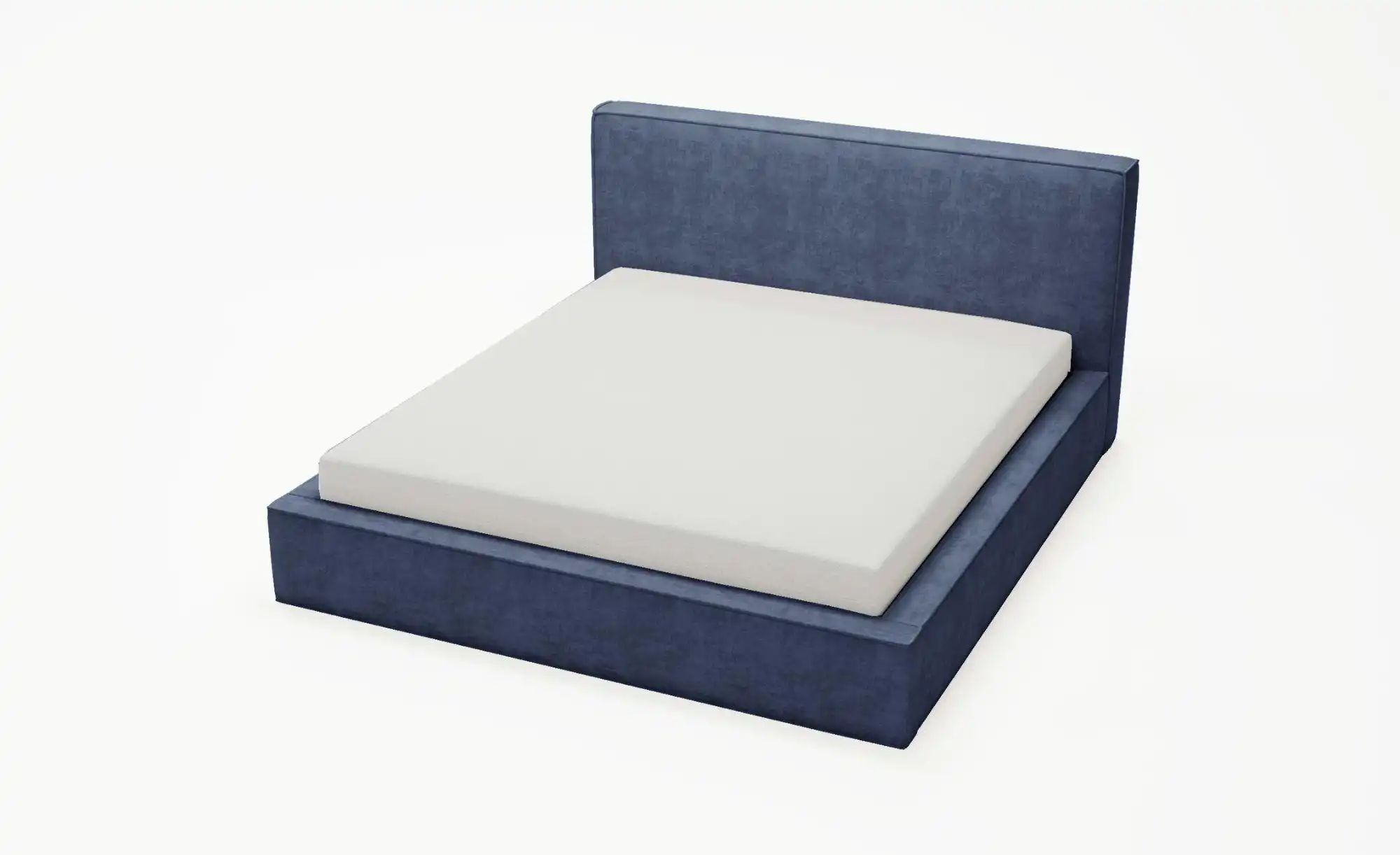 Polsterbett mit Stauraum Malton ¦ blau ¦ Maße (cm): B: 155 H: 100 Betten > günstig online kaufen