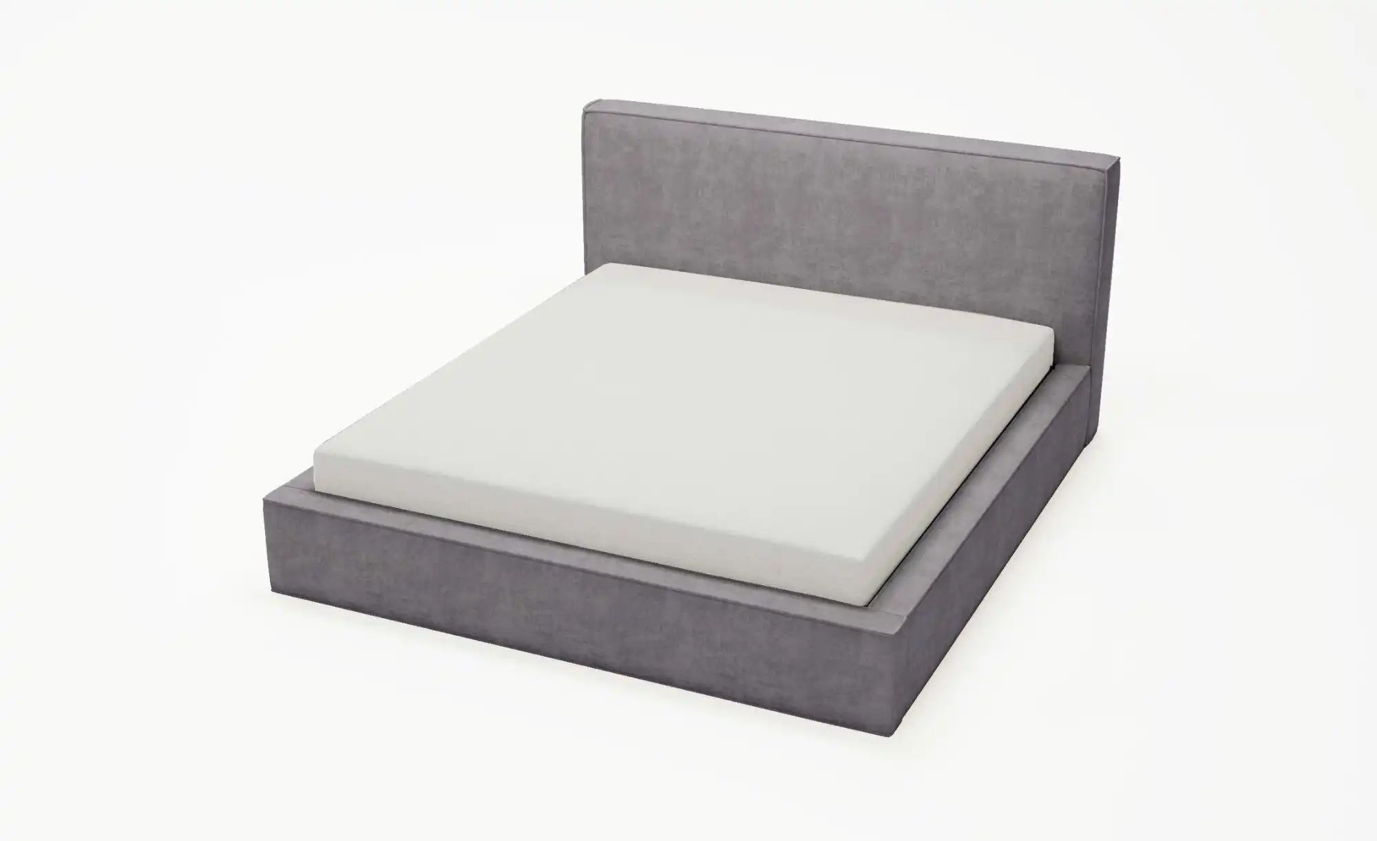 Polsterbett mit Stauraum Malton ¦ grau ¦ Maße (cm): B: 155 H: 100 Betten > günstig online kaufen