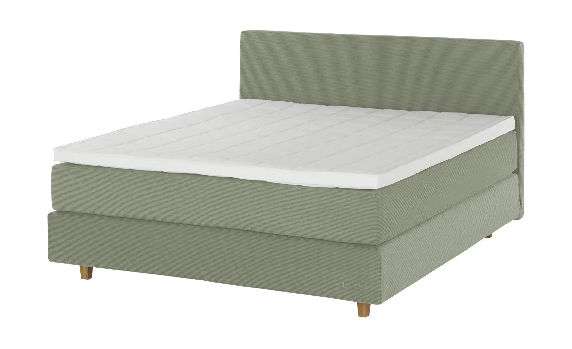 Jette Home Boxspringbett  Jette Flex ¦ grün ¦ Maße (cm): B: 145 H: 120,5 Be günstig online kaufen