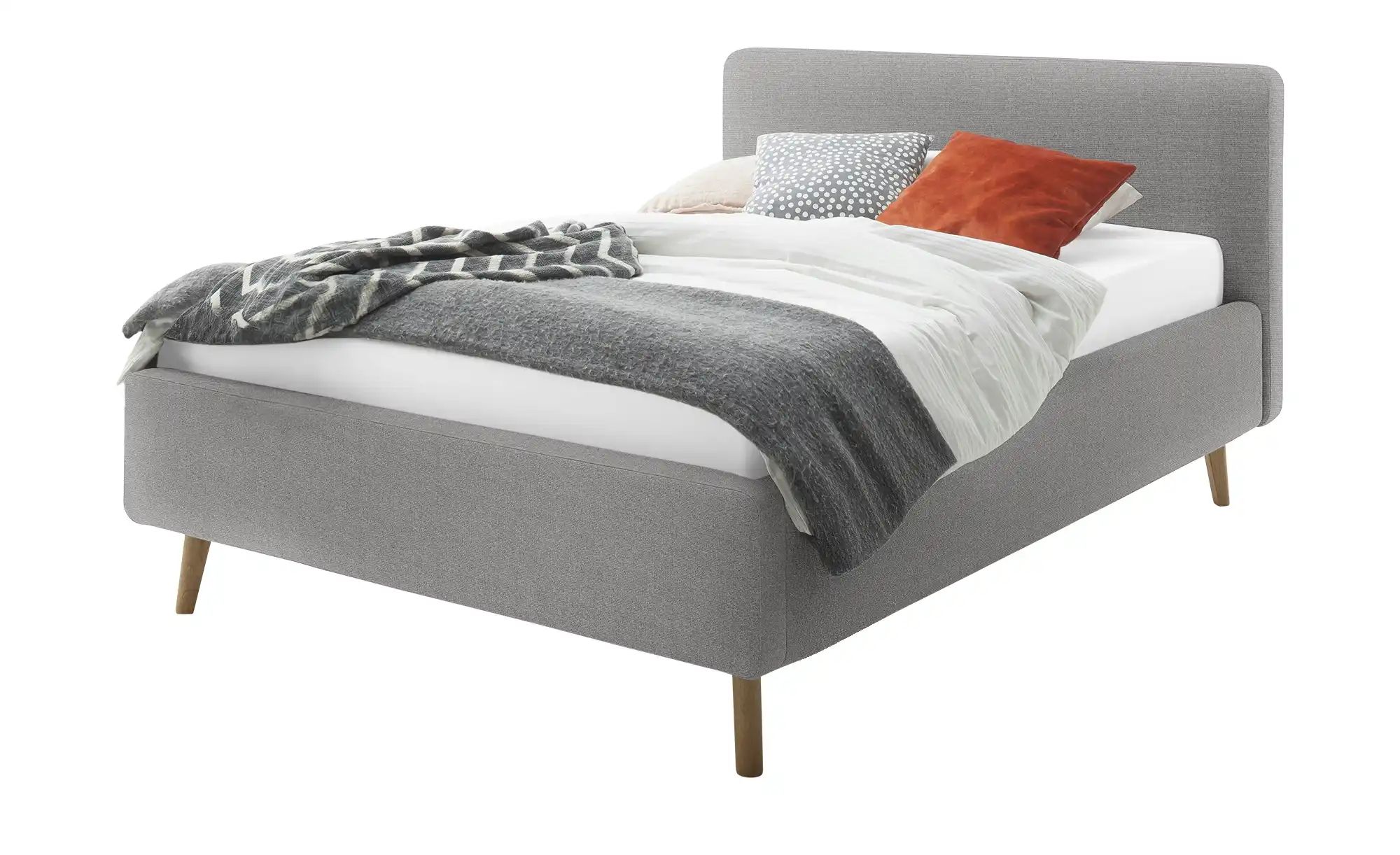 Polsterbett 120x200 in grau Mattis ¦ grau ¦ Maße (cm): B: 141 H: 105 Betten günstig online kaufen