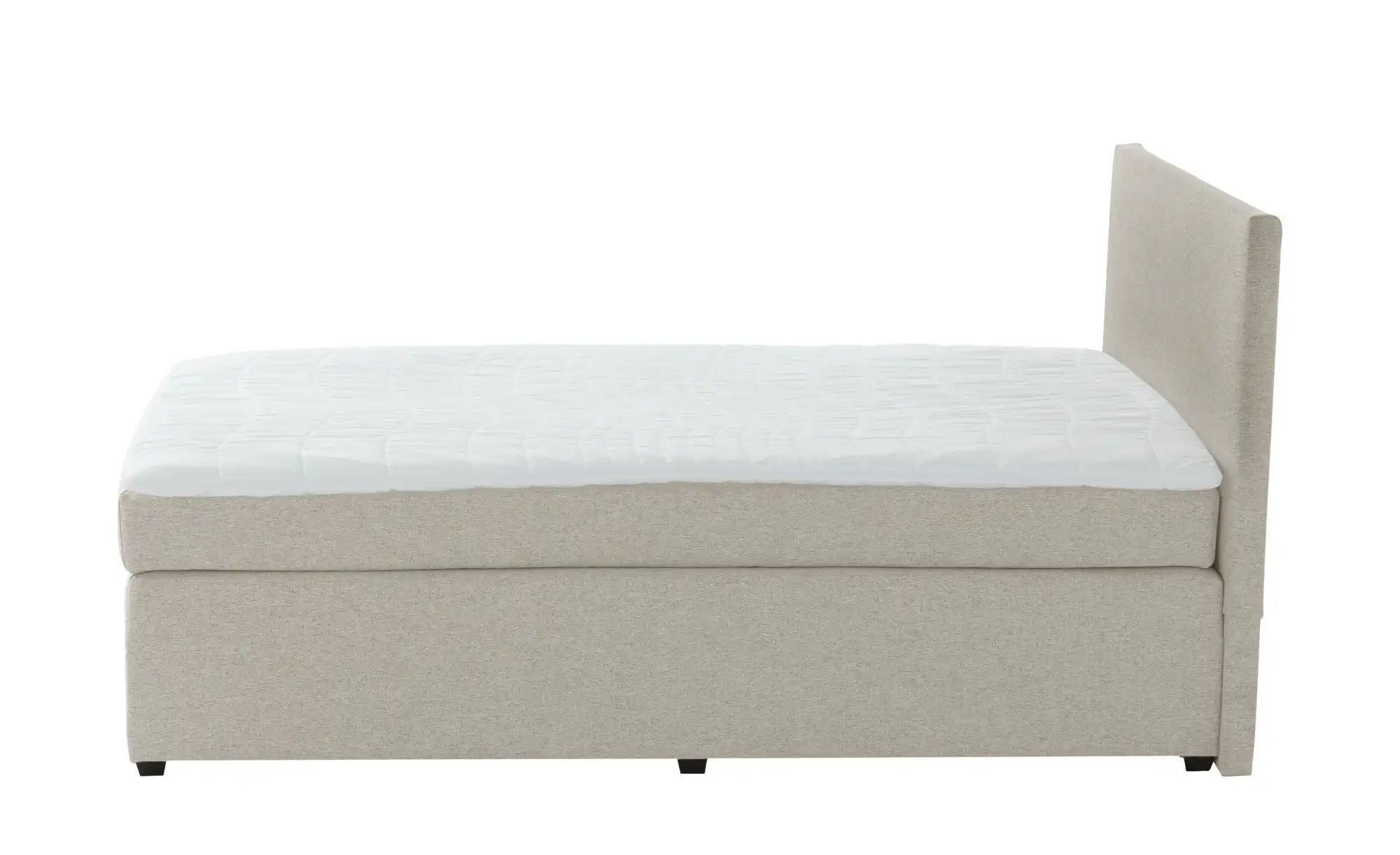 Boxspringbett mit Matratze und Topper  H3 Duke ¦ beige ¦ Maße (cm): B: 147 günstig online kaufen