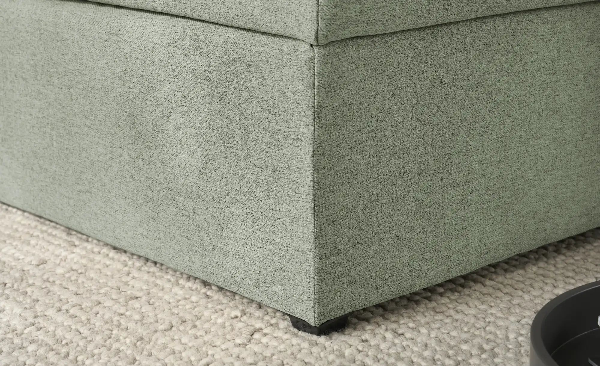 Boxspringbett mit Matratze und Topper  H3 Duke ¦ grün ¦ Maße (cm): B: 147 H günstig online kaufen