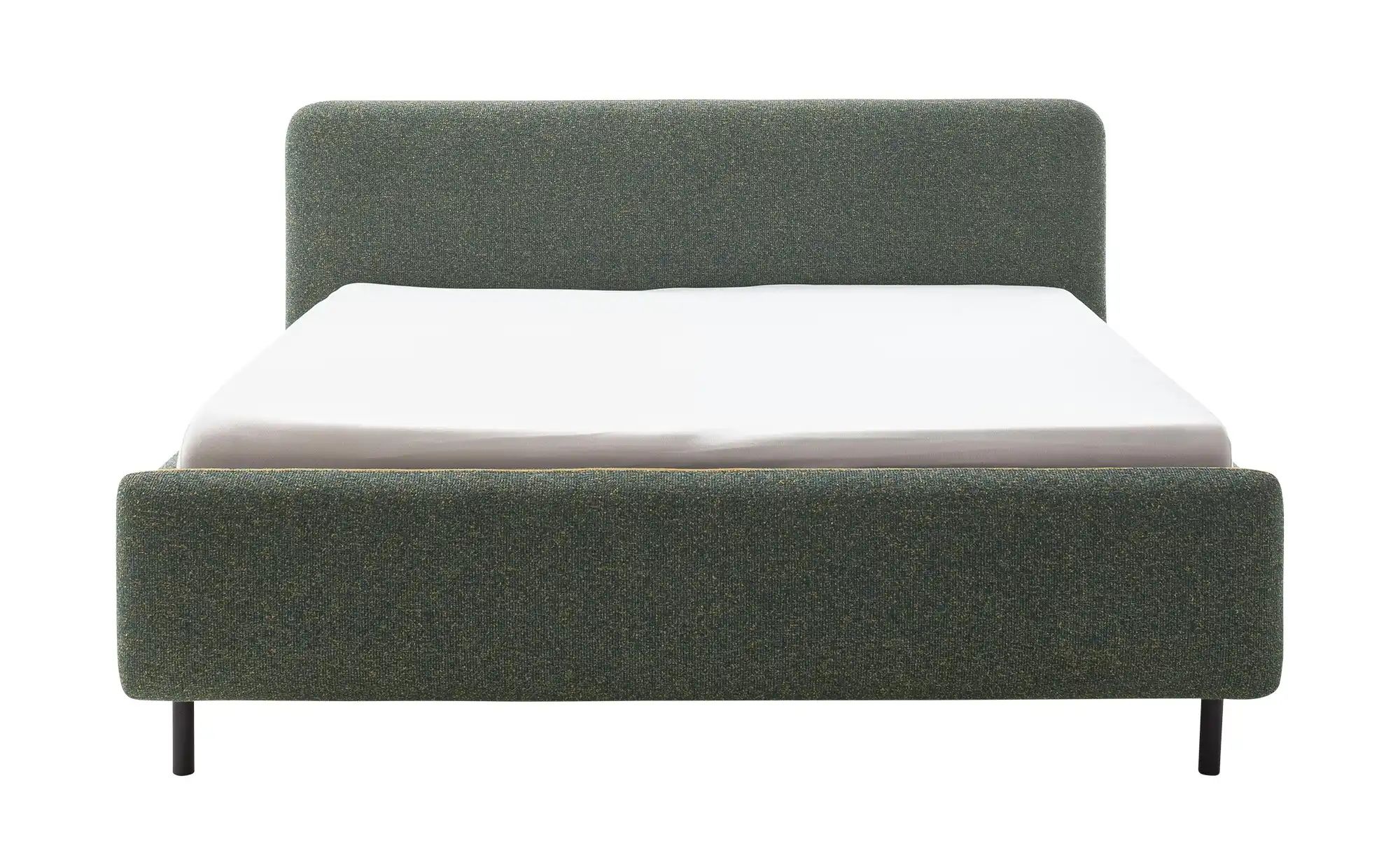 Polsterbett in meliertem Webstoff Primo ¦ grün ¦ Maße (cm): B: 204 H: 105 B günstig online kaufen