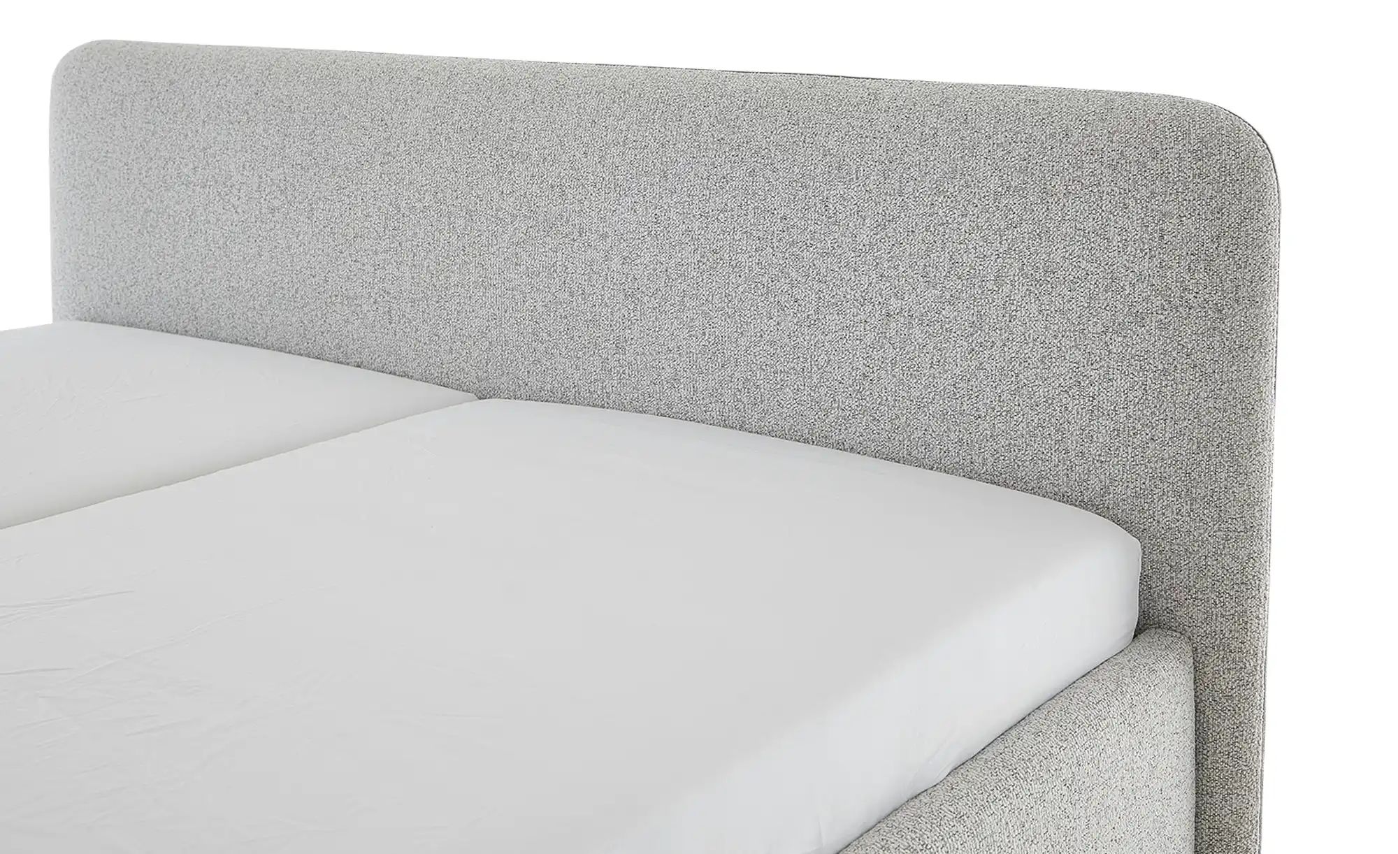 Polsterbett in meliertem Webstoff Primo ¦ grau ¦ Maße (cm): B: 184 H: 105 B günstig online kaufen