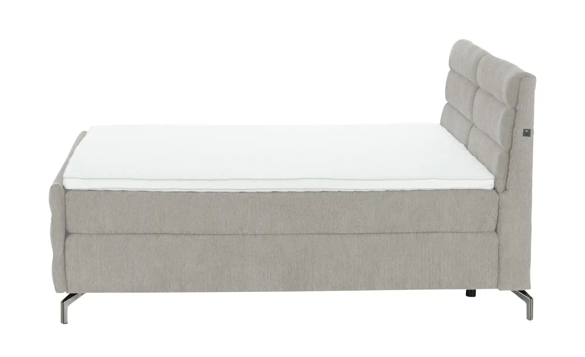 pop Boxspringbett  Maranello ¦ grau ¦ Maße (cm): B: 148 H: 116 Betten > Kom günstig online kaufen