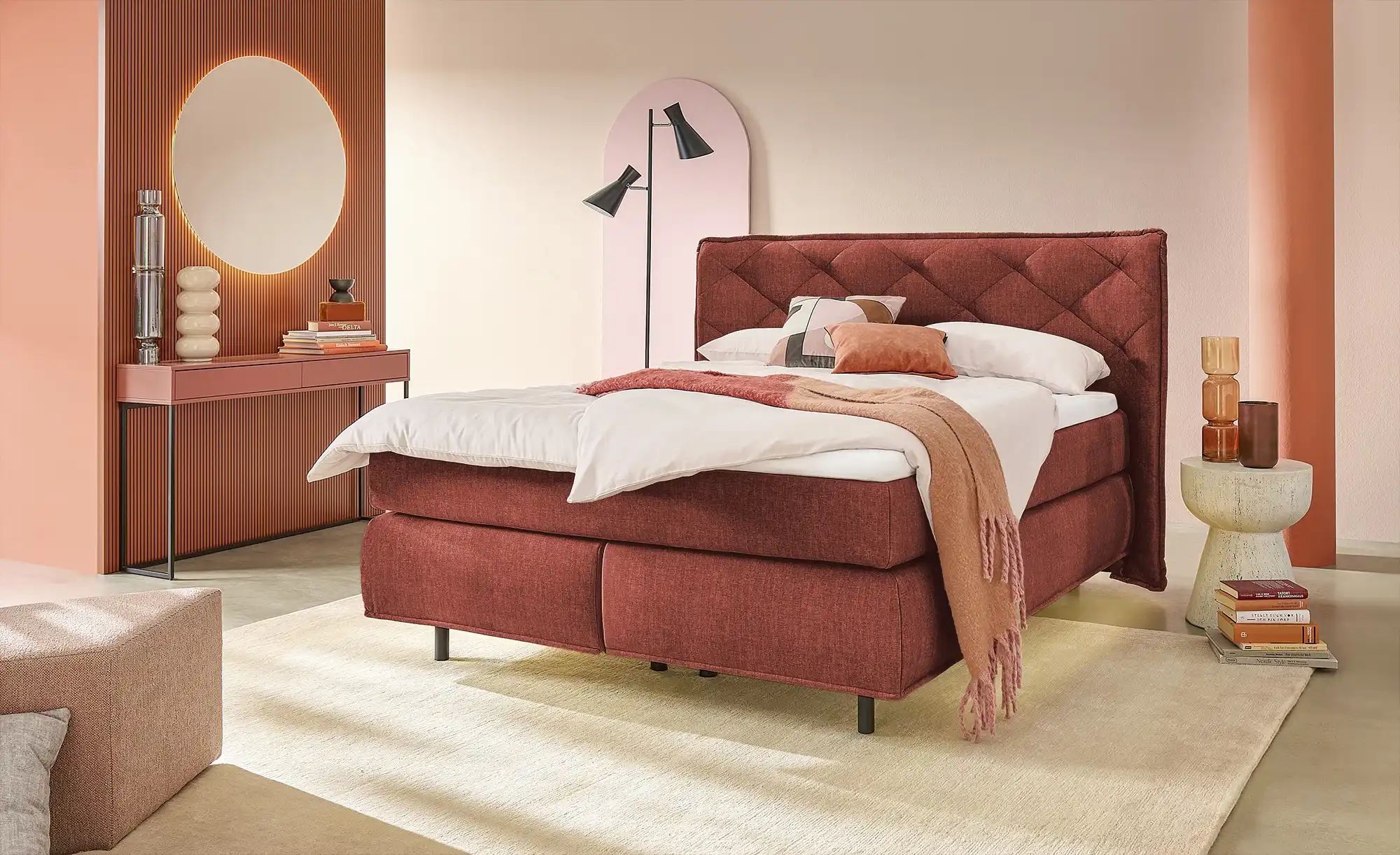 Thumbnail - pop Boxspringbett  Babylon ¦ Maße (cm): B: 212 H: 125 Betten > Boxspringbetten - Höffner