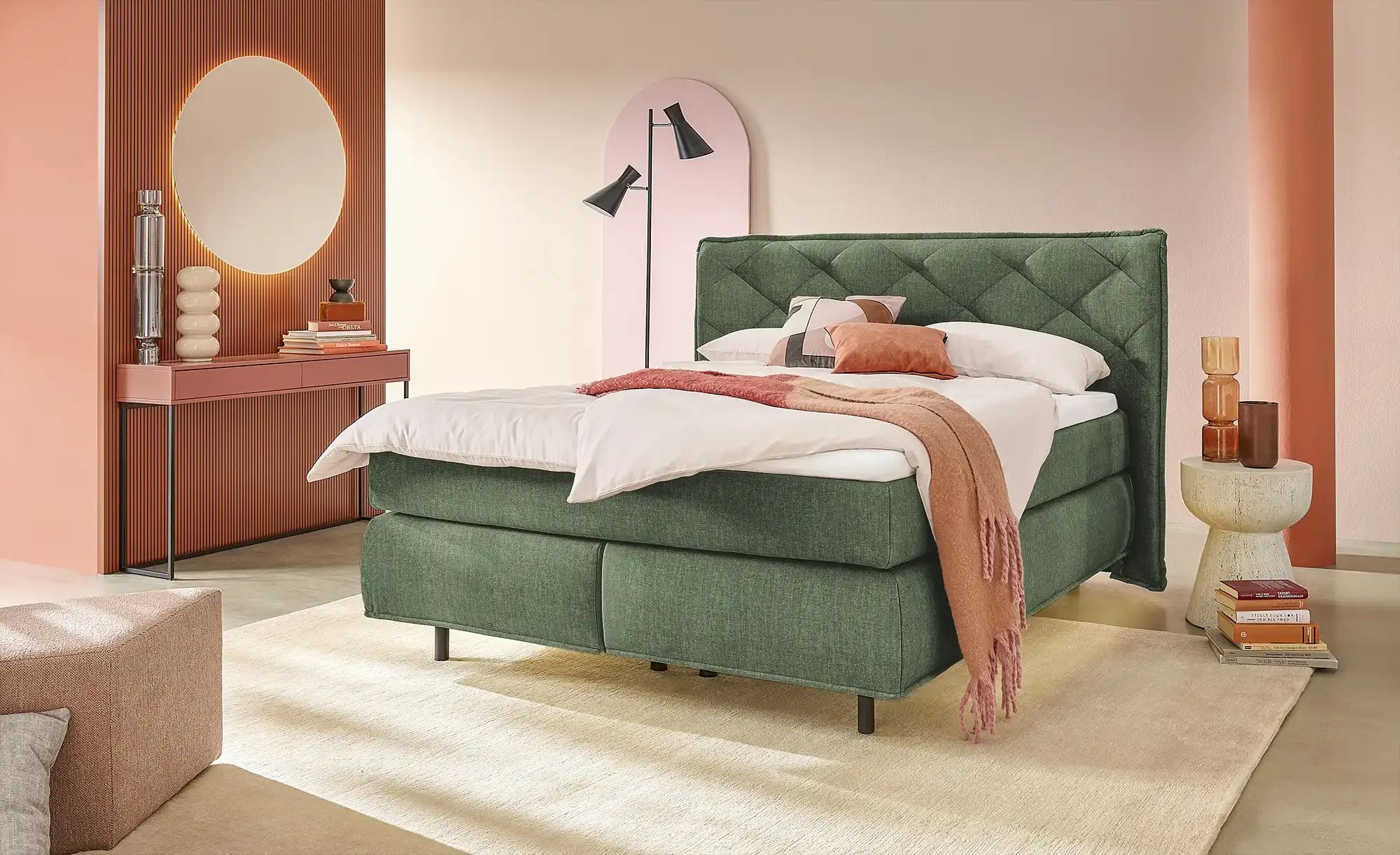 Thumbnail - pop Boxspringbett  Babylon ¦ Maße (cm): B: 212 H: 125 Betten > Boxspringbetten - Höffner