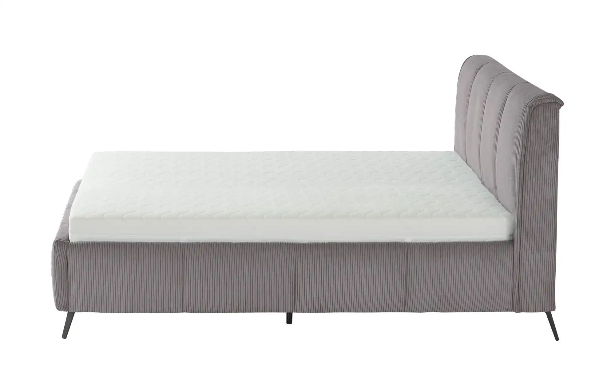 pop Polsterbett mit Bettkasten Pamela ¦ grau ¦ Maße (cm): B: 160 H: 113 Bet günstig online kaufen