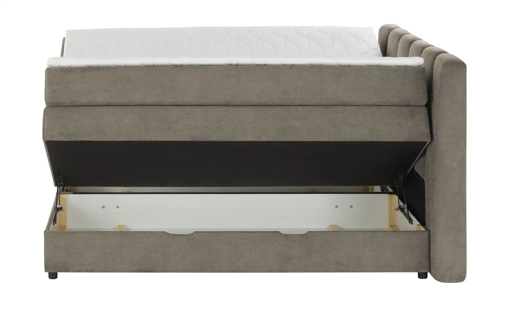 Boxspringbett mit Bettkasten Claire ¦ braun ¦ Maße (cm): B: 196 H: 115 Bett günstig online kaufen