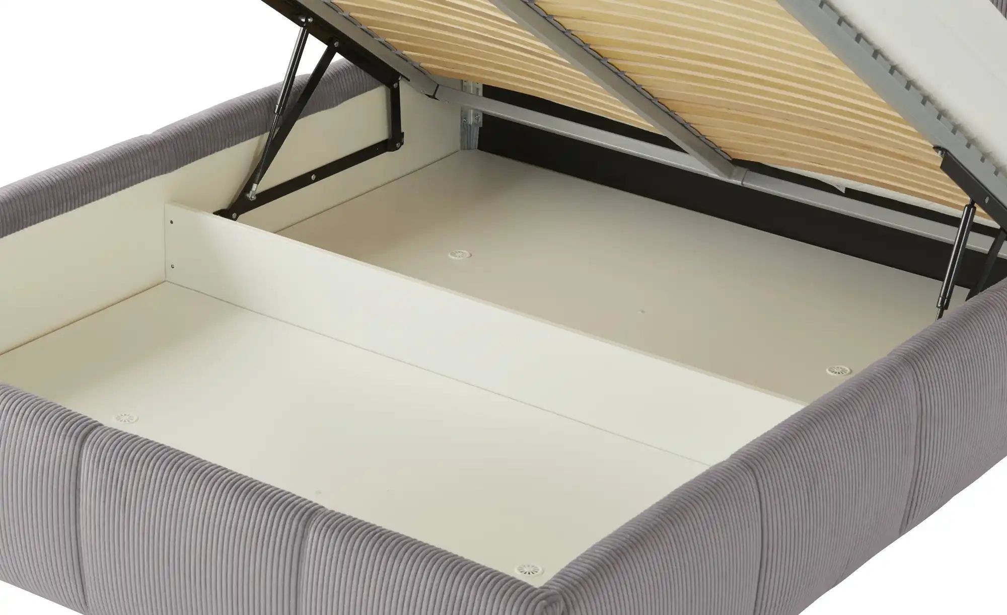 pop Polsterbett mit Bettkasten Pamela ¦ grau ¦ Maße (cm): B: 180 H: 113 Bet günstig online kaufen