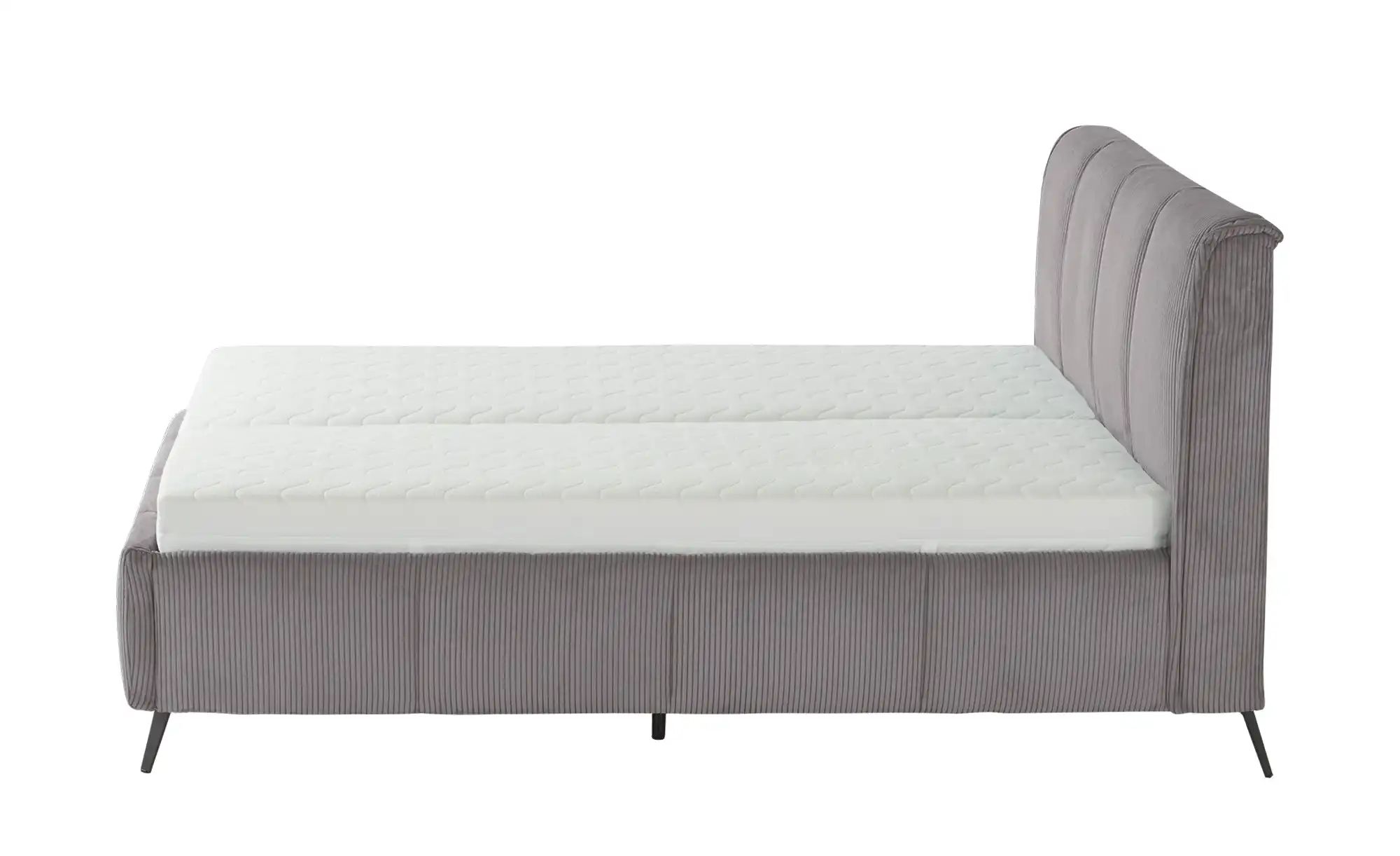 pop Polsterbett mit Bettkasten Pamela ¦ grau ¦ Maße (cm): B: 200 H: 113 Bet günstig online kaufen