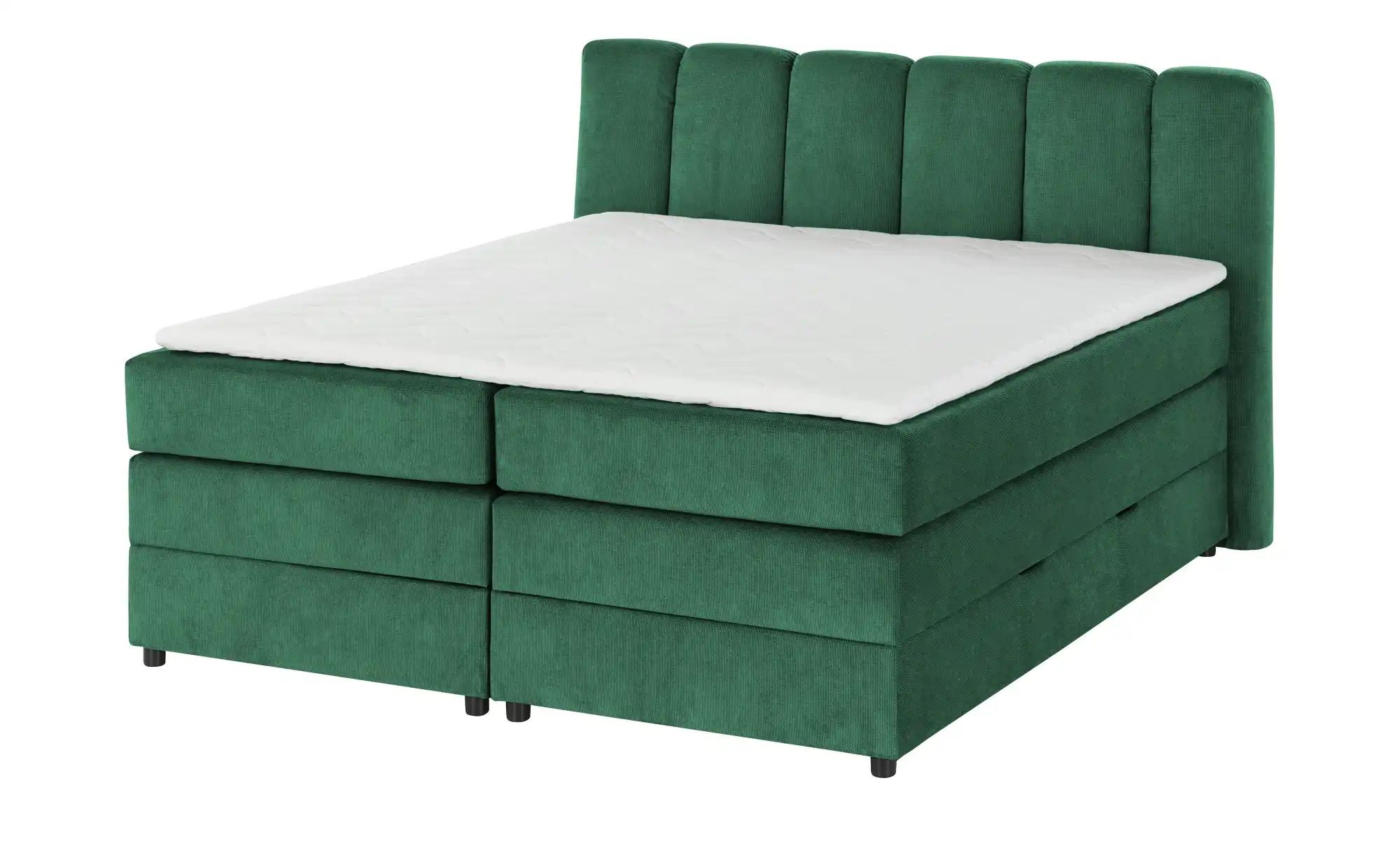 Thumbnail - Boxspringbett mit Bettkasten Claire ¦ grün ¦ Maße (cm): B: 196 H: 115 Betten > Komfortbetten - Höffner