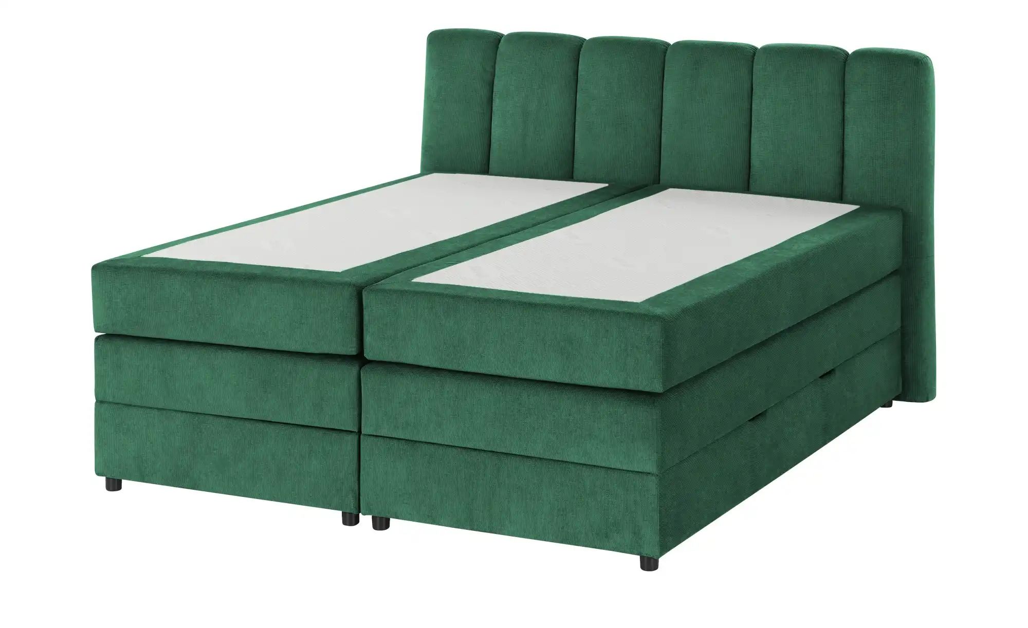 Boxspringbett mit Bettkasten Claire ¦ grün ¦ Maße (cm): B: 196 H: 115 Bette günstig online kaufen