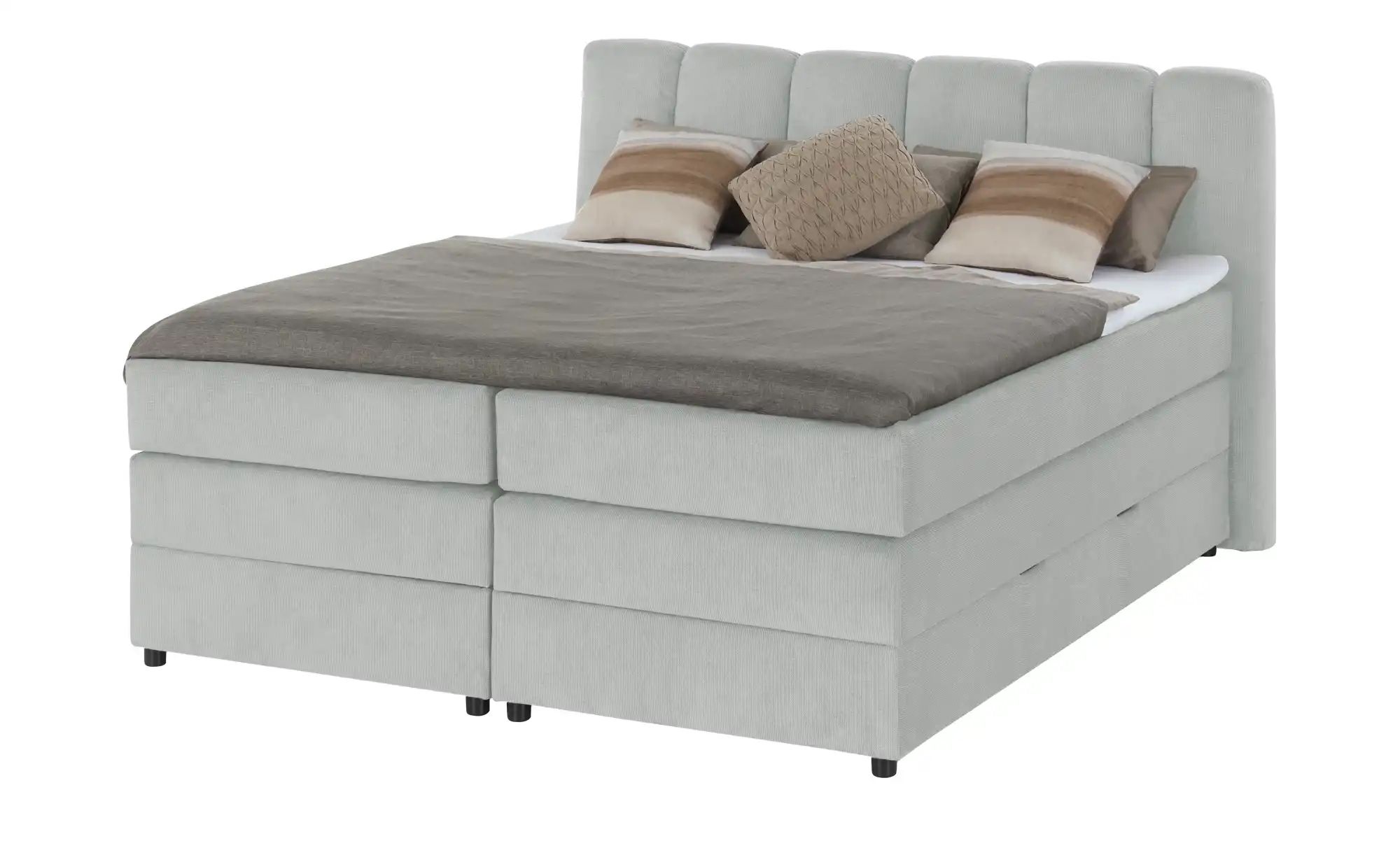 Boxspringbett mit Bettkasten Claire ¦ grau ¦ Maße (cm): B: 196 H: 115 Bette günstig online kaufen