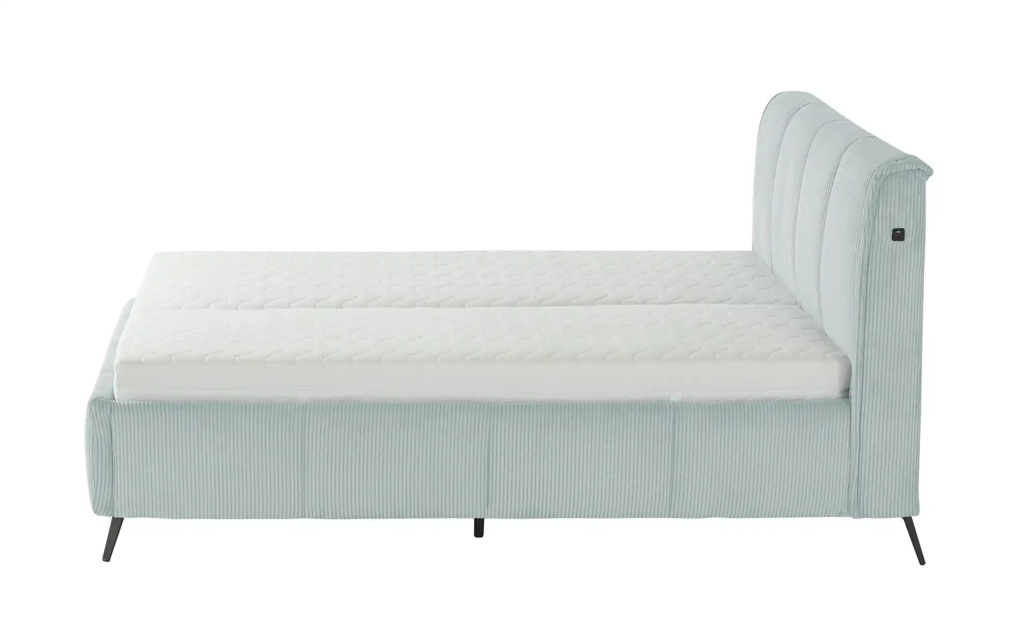 Thumbnail - pop Polsterbett mit Bettkasten Pamela ¦ blau ¦ Maße (cm): B: 200 H: 113 Betten > Komfortbetten - Höffner