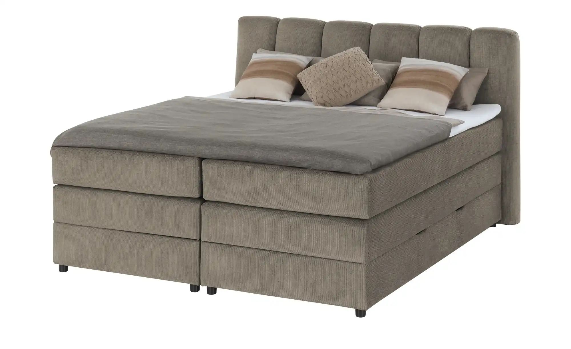 Boxspringbett mit Bettkasten Claire ¦ braun ¦ Maße (cm): B: 176 H: 115 Bett günstig online kaufen