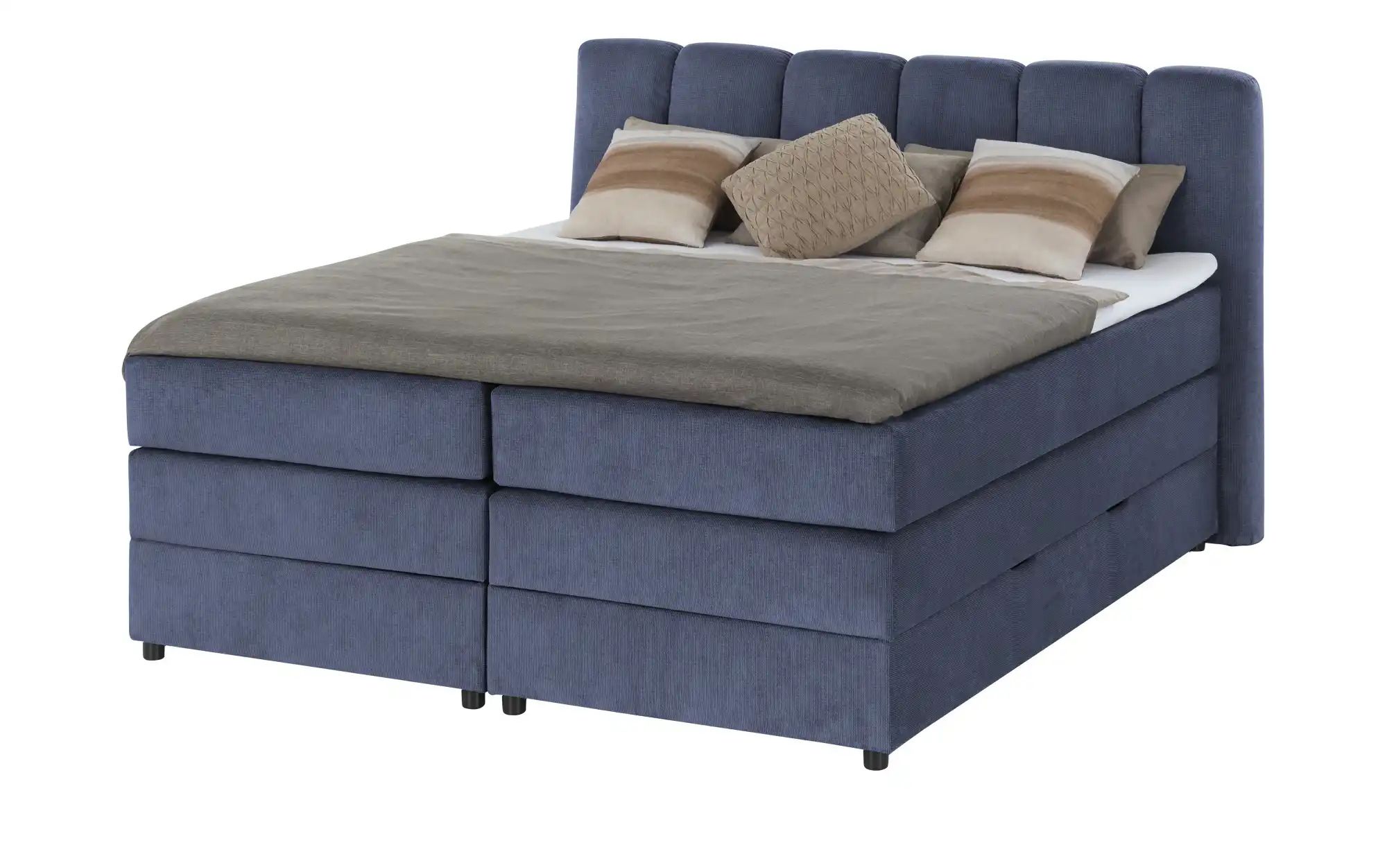Boxspringbett mit Bettkasten Claire ¦ blau ¦ Maße (cm): B: 176 H: 115 Bette günstig online kaufen