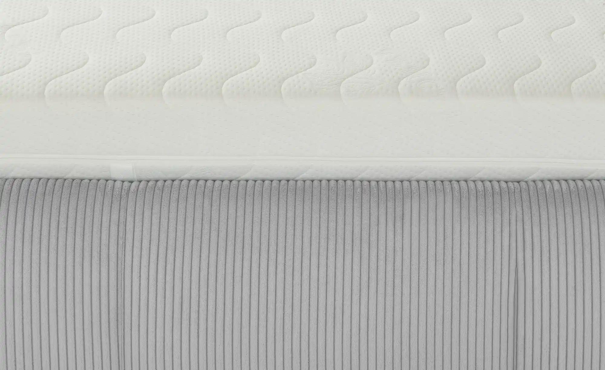 pop Polsterbett mit Bettkasten Pamela ¦ grau ¦ Maße (cm): B: 160 H: 113 Bet günstig online kaufen