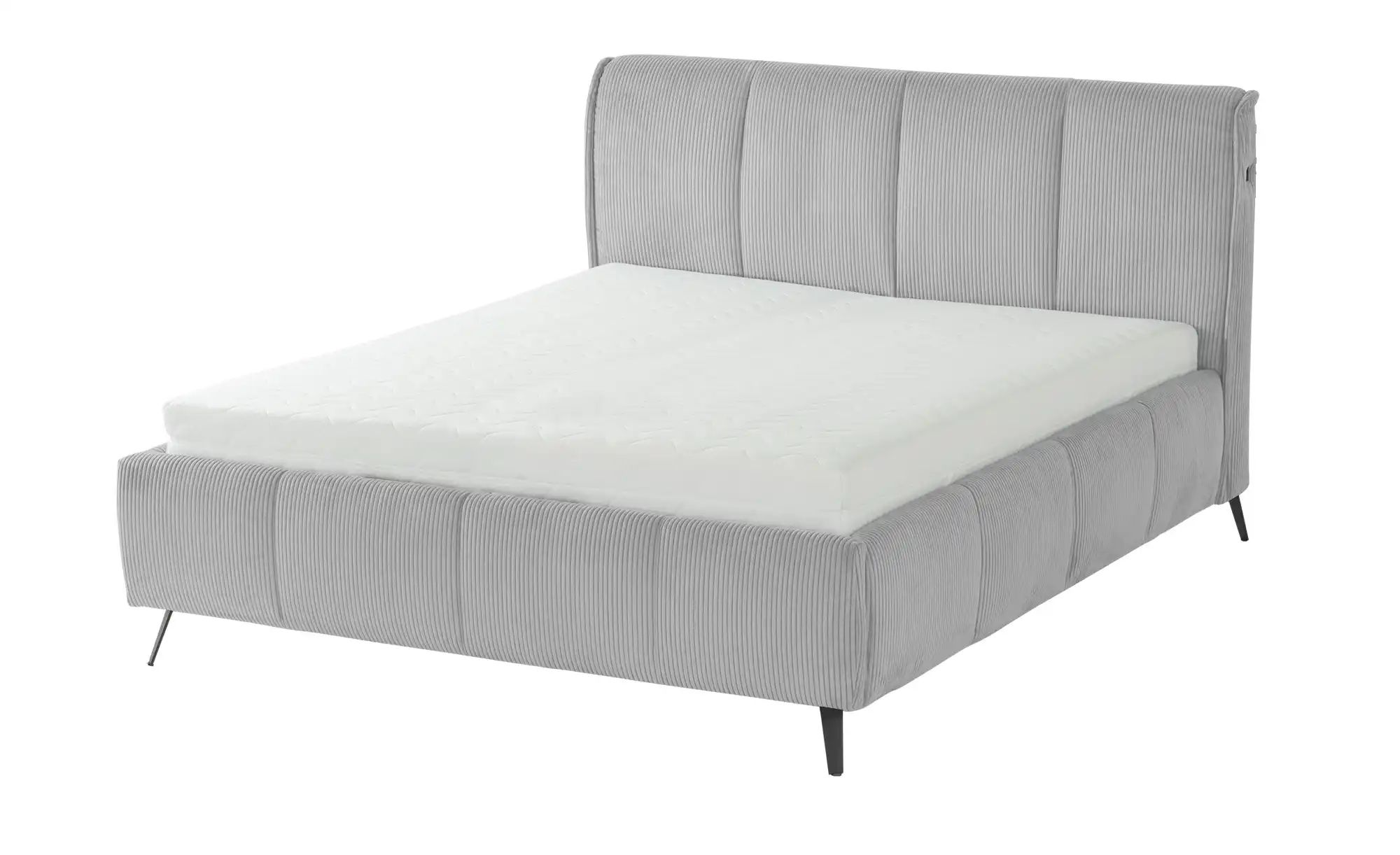 pop Polsterbett mit Bettkasten Pamela ¦ grau ¦ Maße (cm): B: 160 H: 113 Bet günstig online kaufen