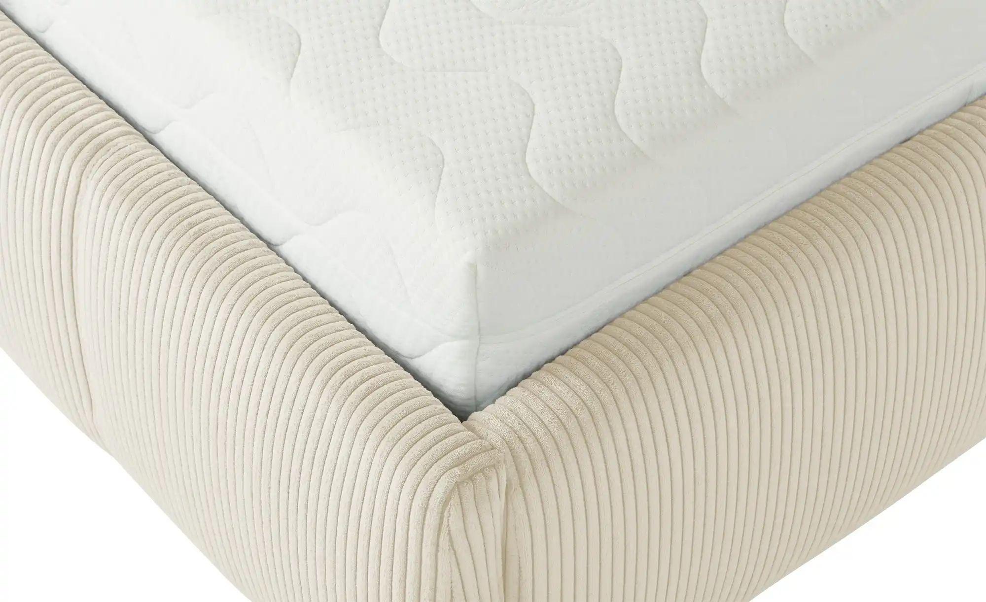 Thumbnail - pop Polsterbett mit Bettkasten Pamela ¦ beige ¦ Maße (cm): B: 160 H: 113 Betten > Komfortbetten - Höffner