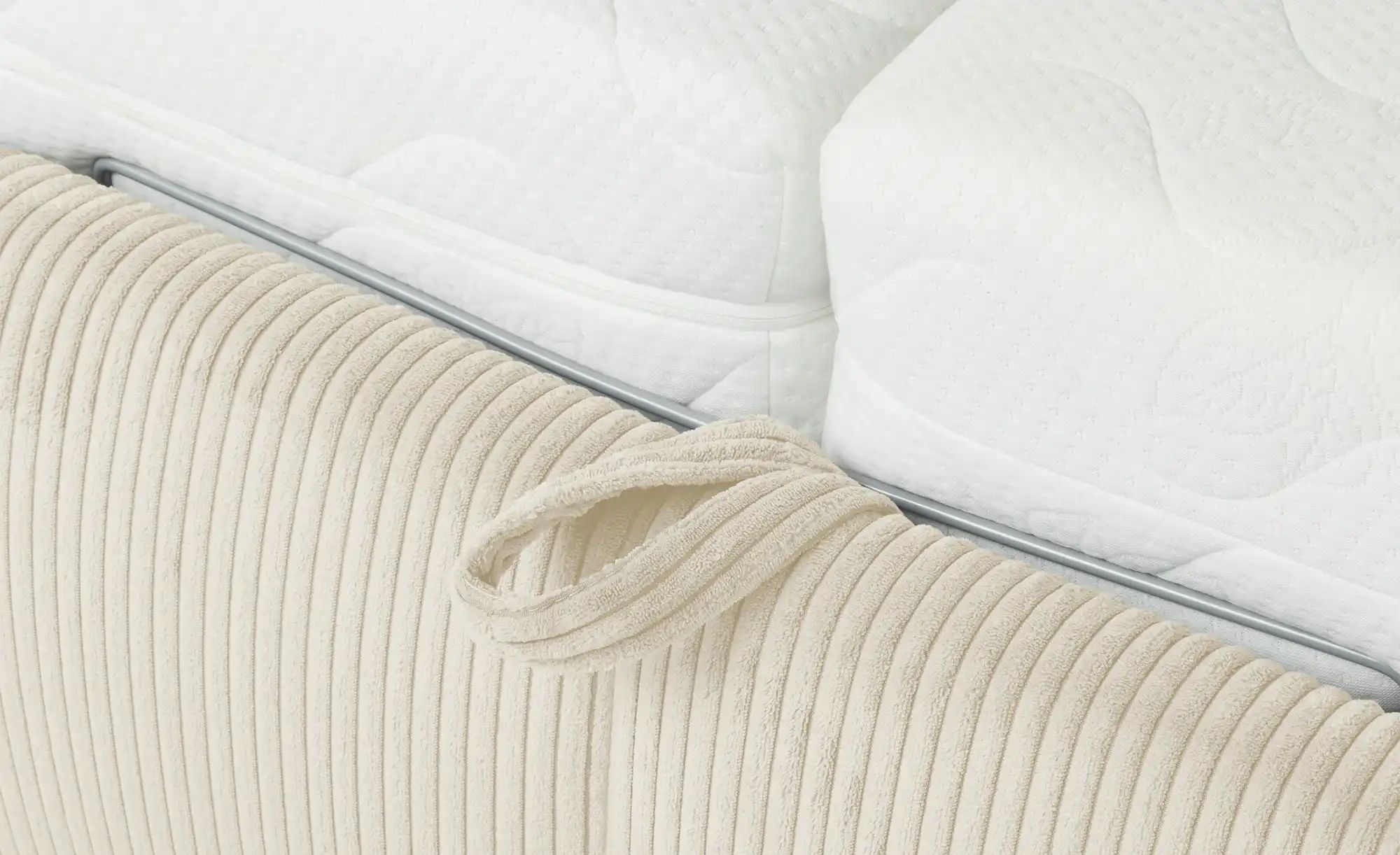 Thumbnail - pop Polsterbett mit Bettkasten Pamela ¦ beige ¦ Maße (cm): B: 180 H: 113 Betten > Komfortbetten - Höffner