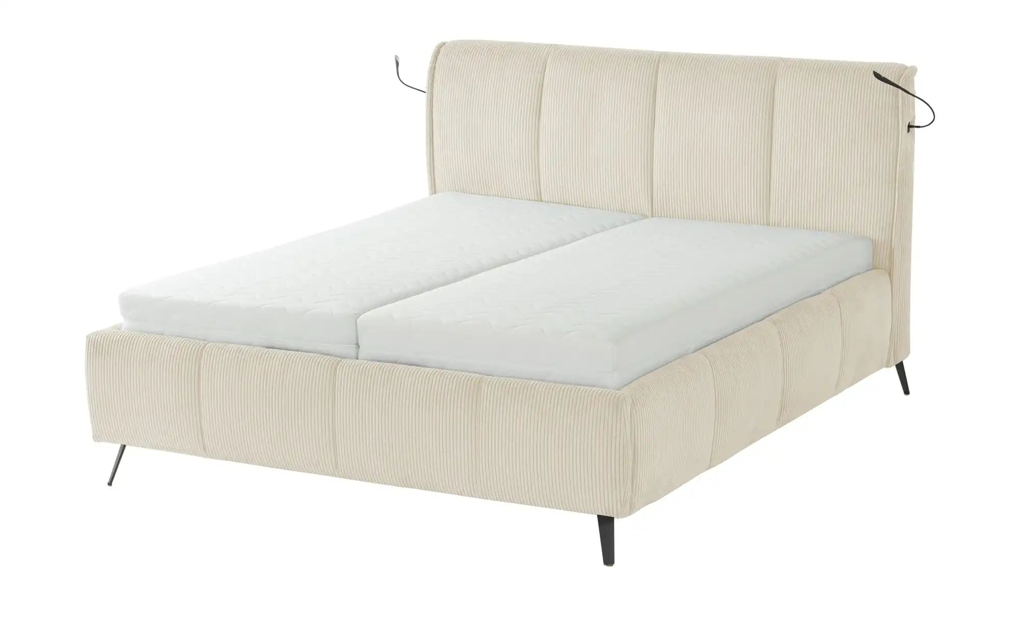 pop Polsterbett mit Bettkasten Pamela ¦ beige ¦ Maße (cm): B: 200 H: 113 Be günstig online kaufen