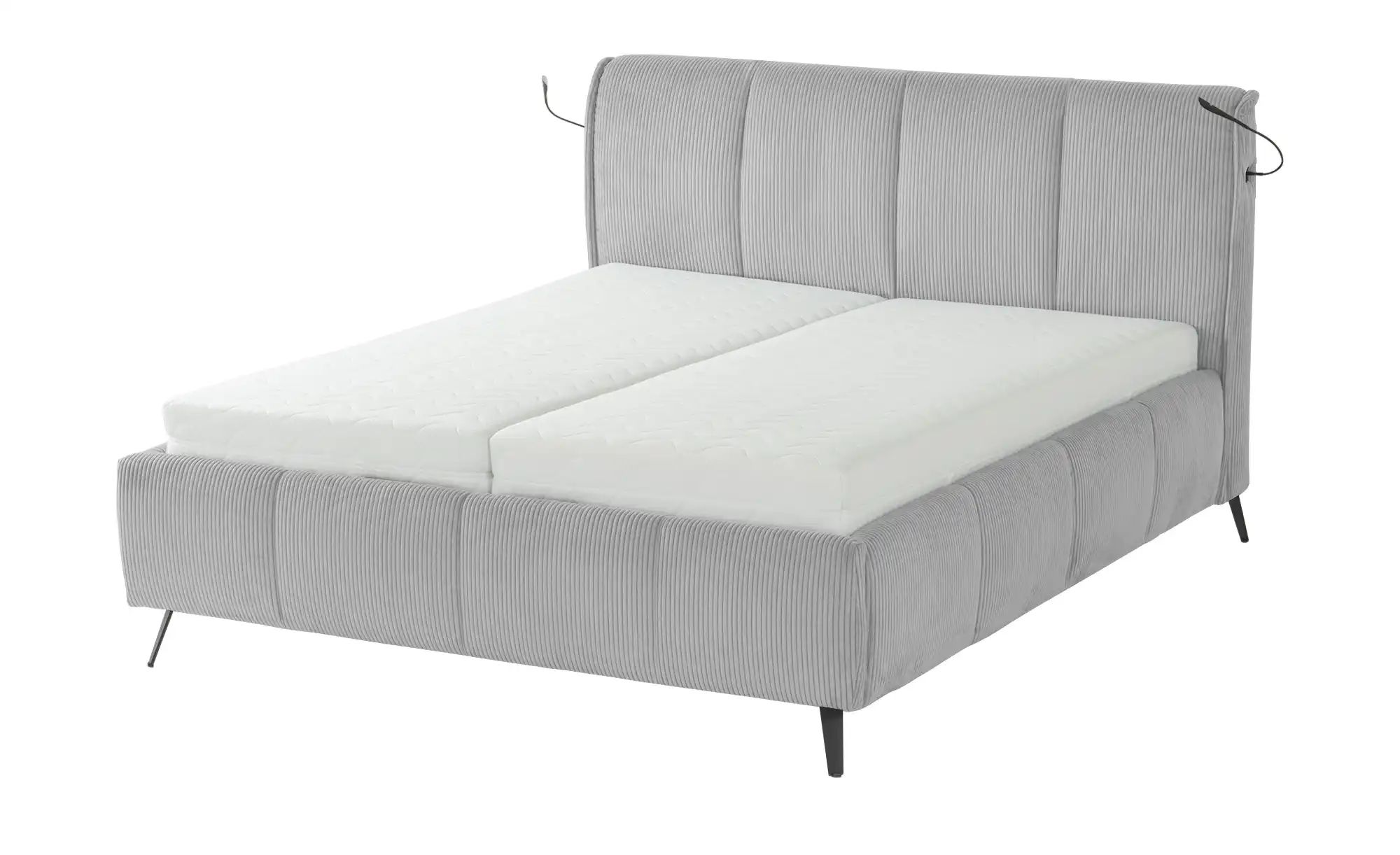pop Polsterbett mit Bettkasten Pamela ¦ grau ¦ Maße (cm): B: 200 H: 113 Bet günstig online kaufen