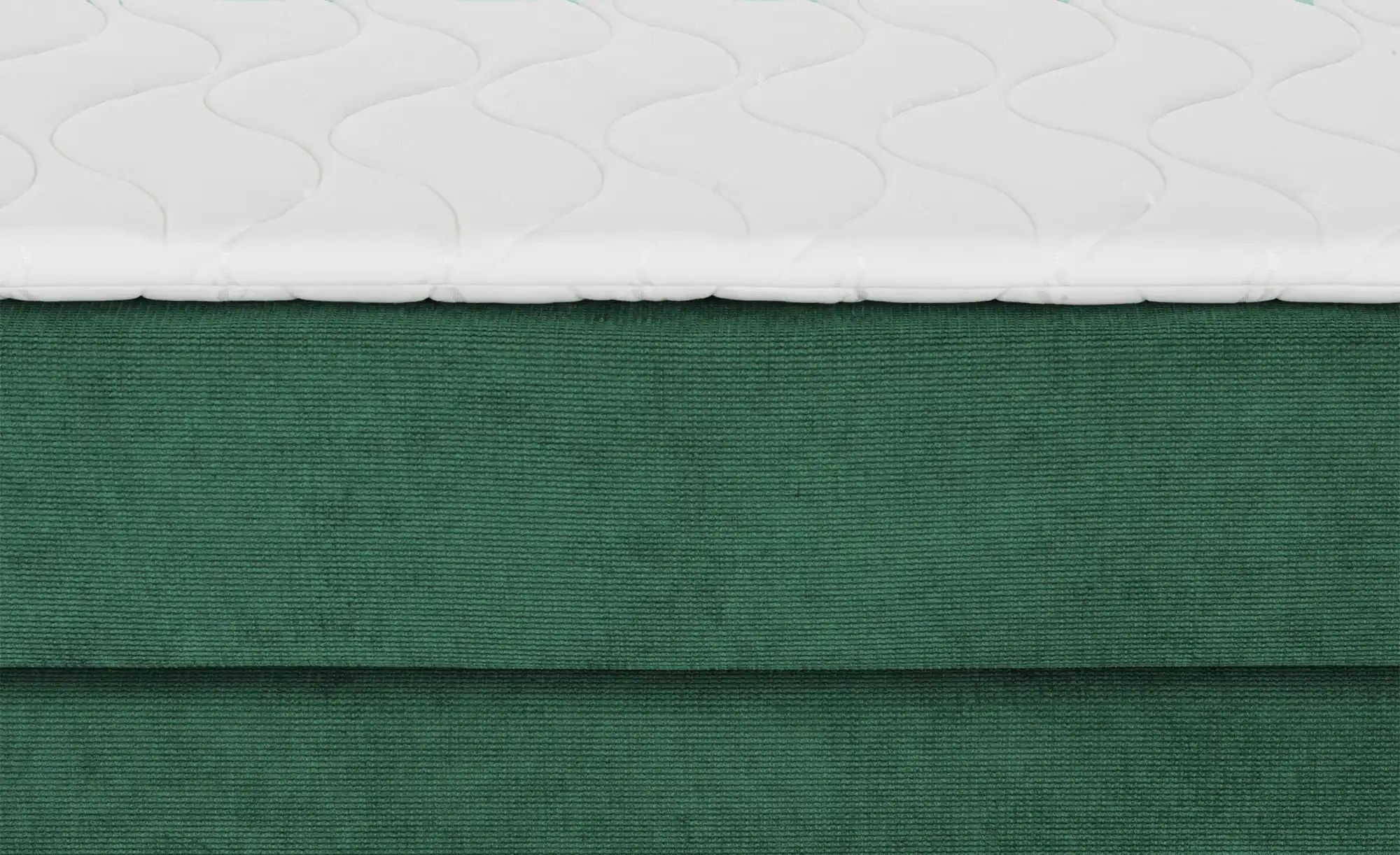 Thumbnail - Boxspringbett mit Bettkasten Claire ¦ grün ¦ Maße (cm): B: 156 H: 115 Betten > Boxspringbetten - Höffner