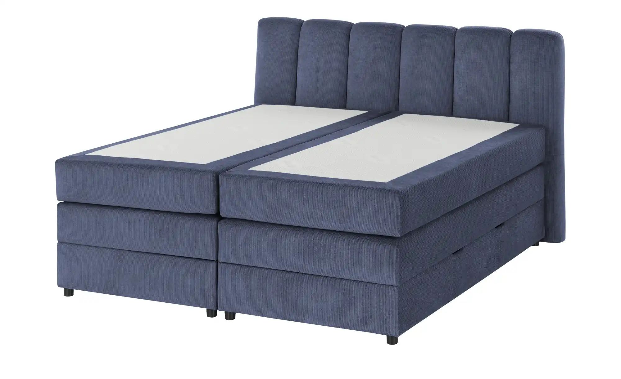 Boxspringbett mit Bettkasten Claire ¦ blau ¦ Maße (cm): B: 156 H: 115 Bette günstig online kaufen
