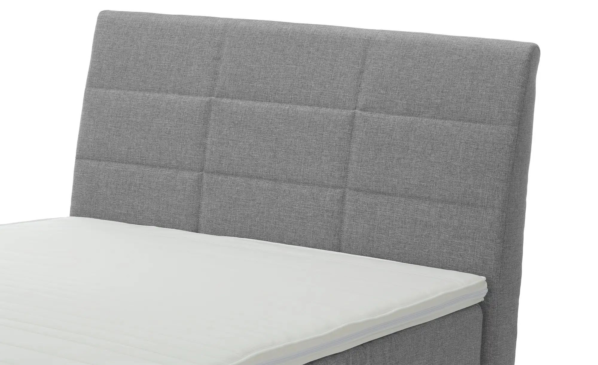 Boxspringbett mit Bettkasten und Topper Baron ¦ grau ¦ Maße (cm): B: 149 H: günstig online kaufen